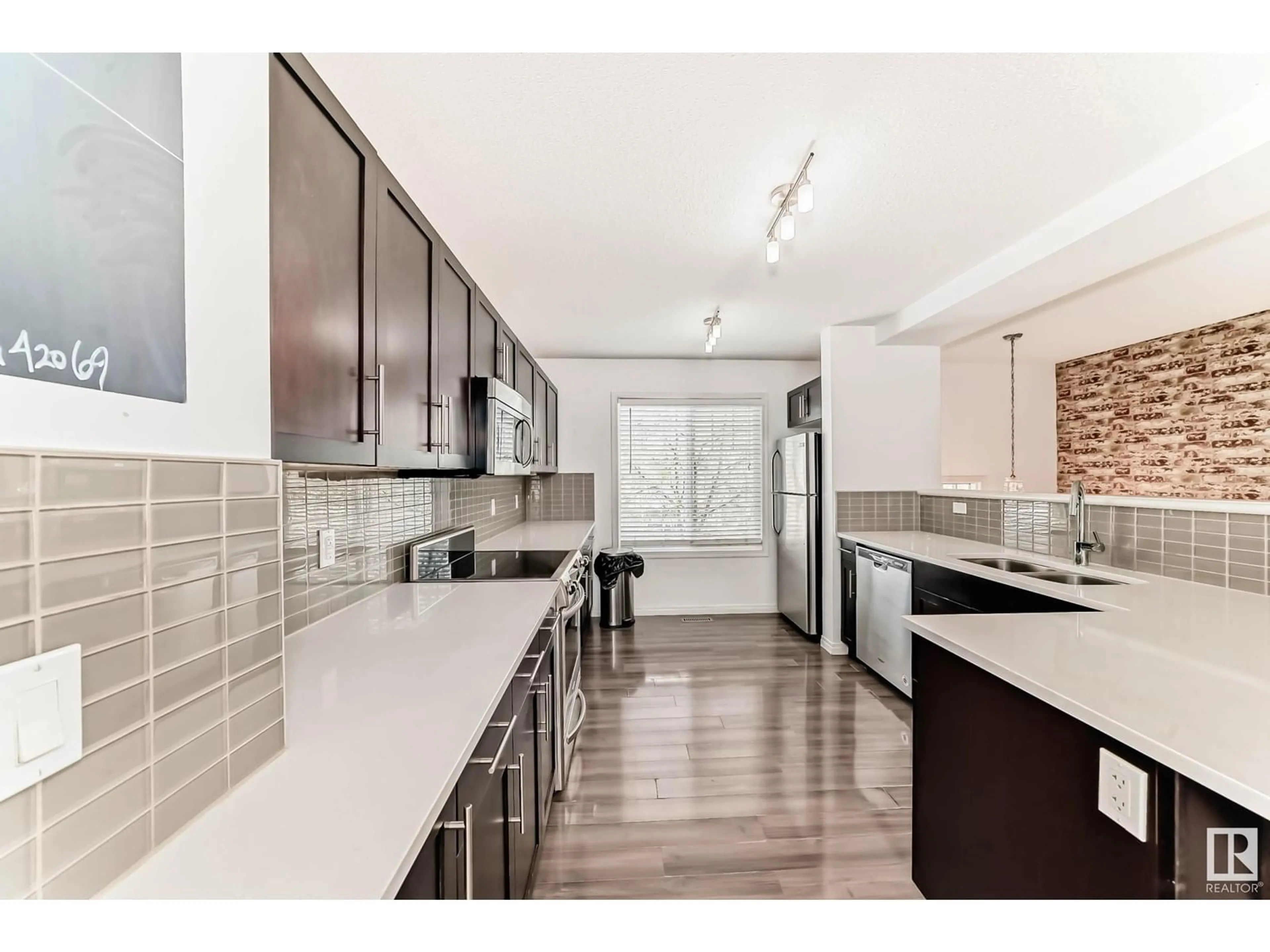 Open concept kitchen, ceramic/tile floor for #23 - 460 HEMINGWAY RD, Edmonton Alberta T6M0M5