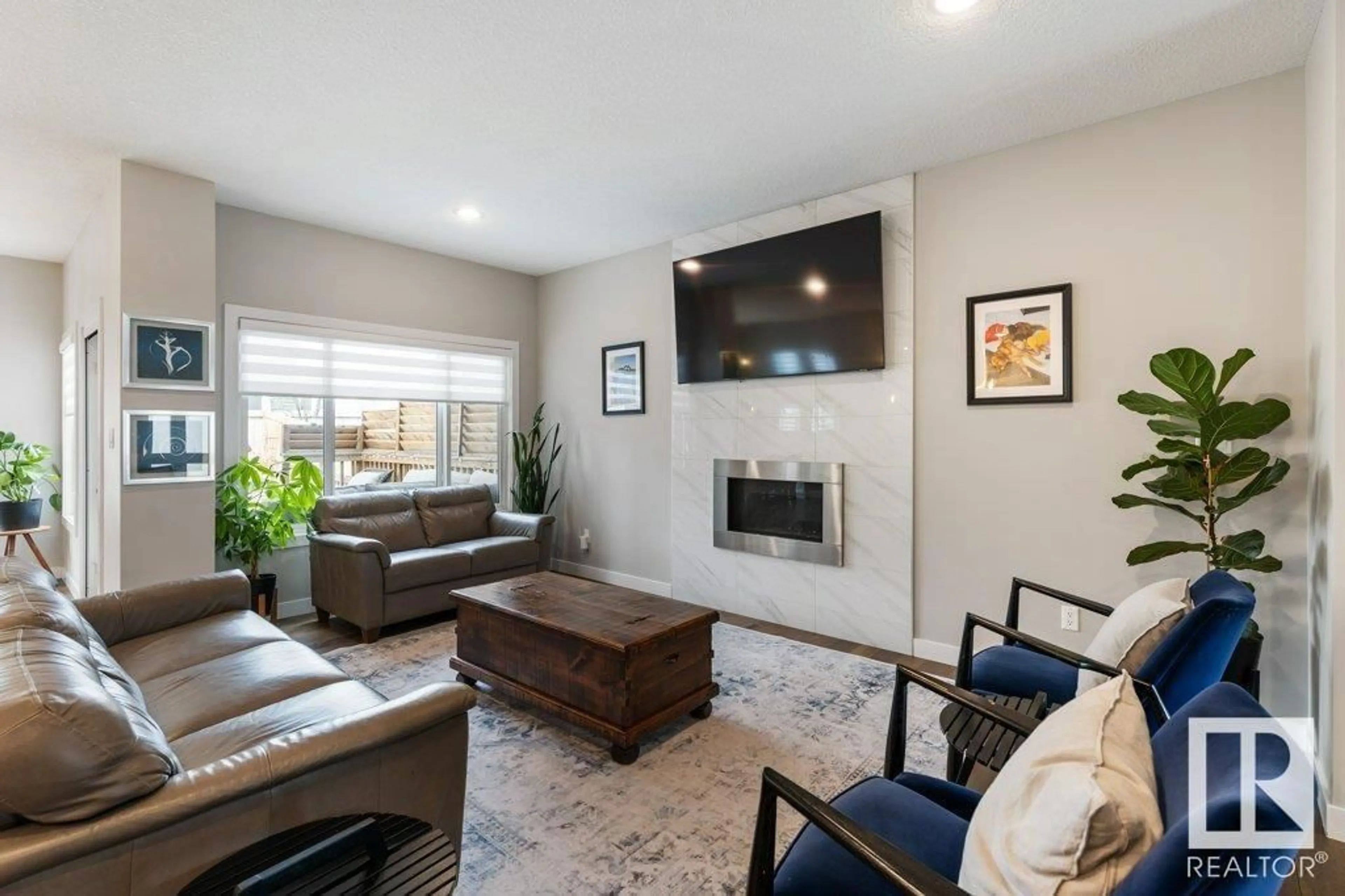 Living room with furniture, unknown for 34 EDINBURGH CO, St. Albert Alberta T8N6M8