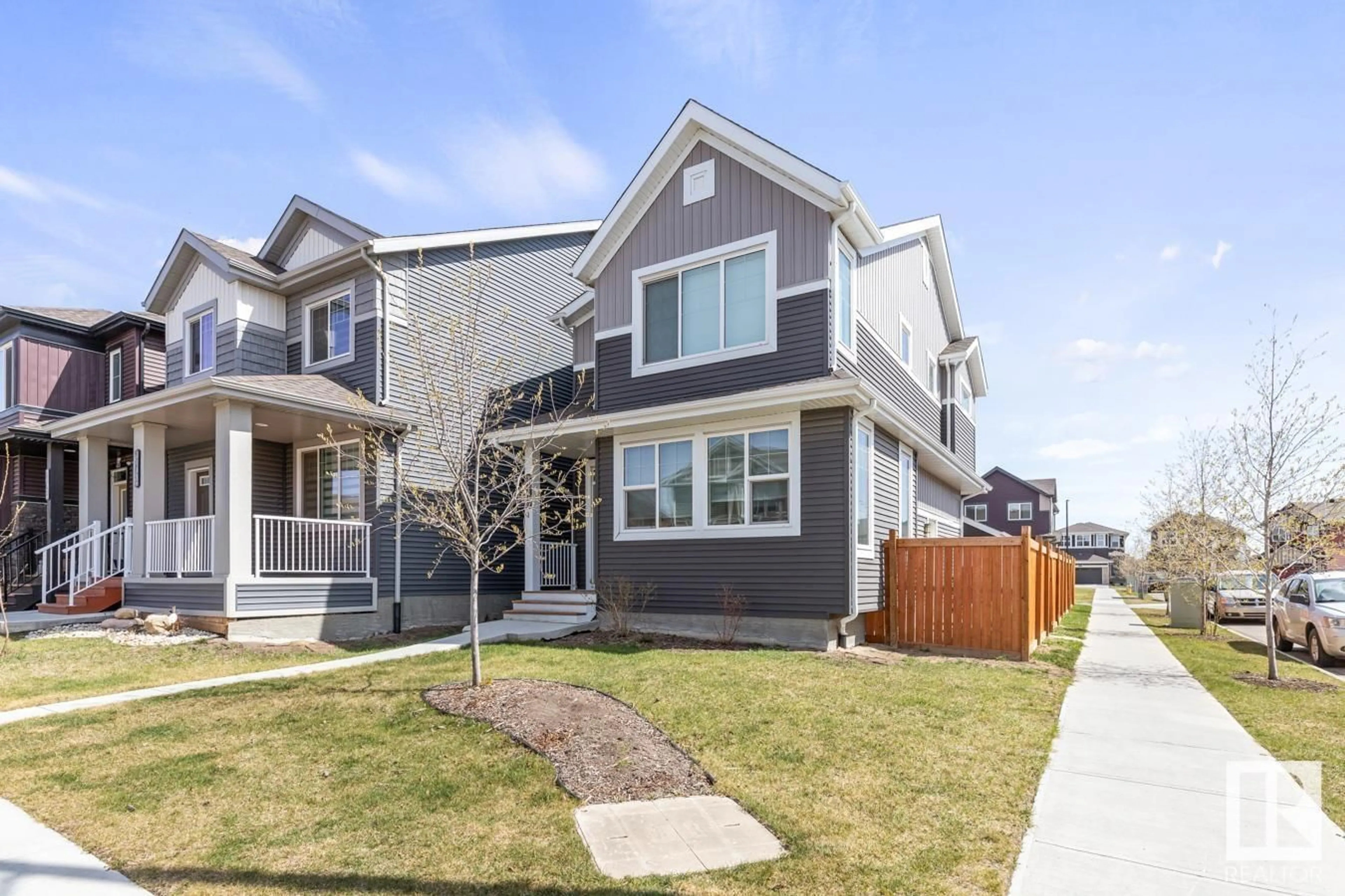 Home with vinyl exterior material, street for SW - 3103 CHOKECHERRY BEND BN, Edmonton Alberta T6X2M2