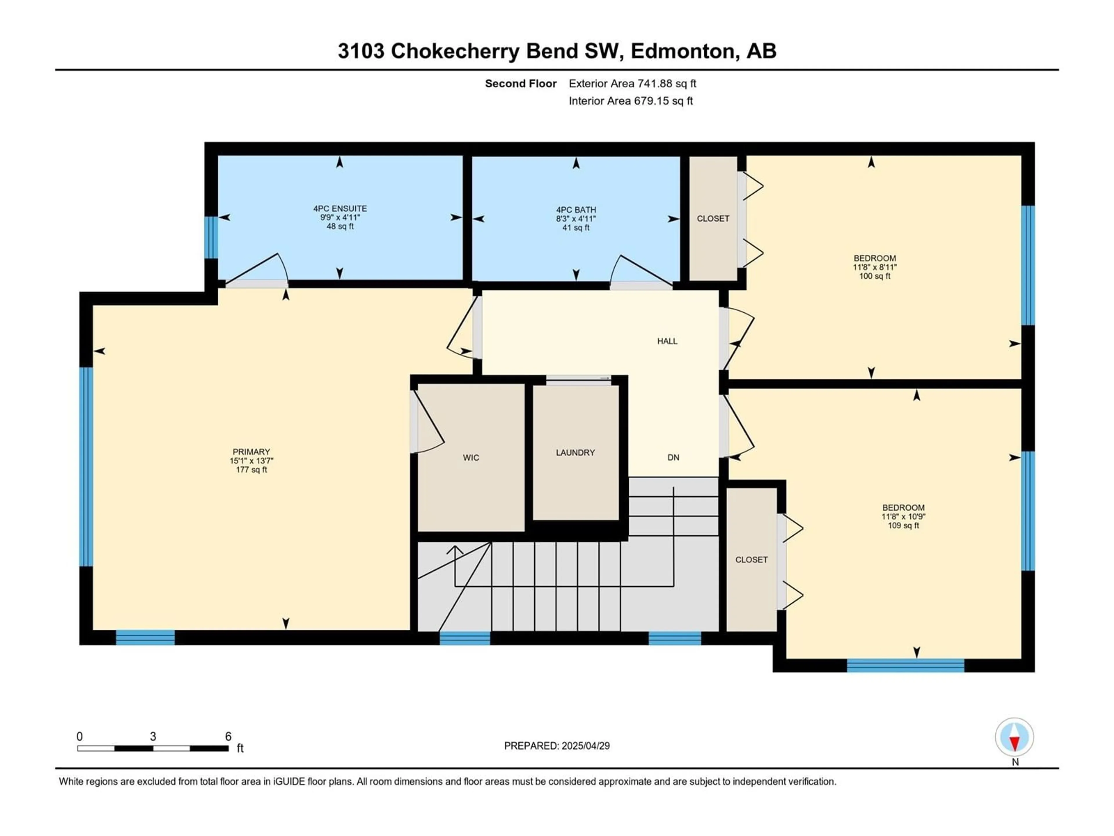 Floor plan for SW - 3103 CHOKECHERRY BEND BN, Edmonton Alberta T6X2M2