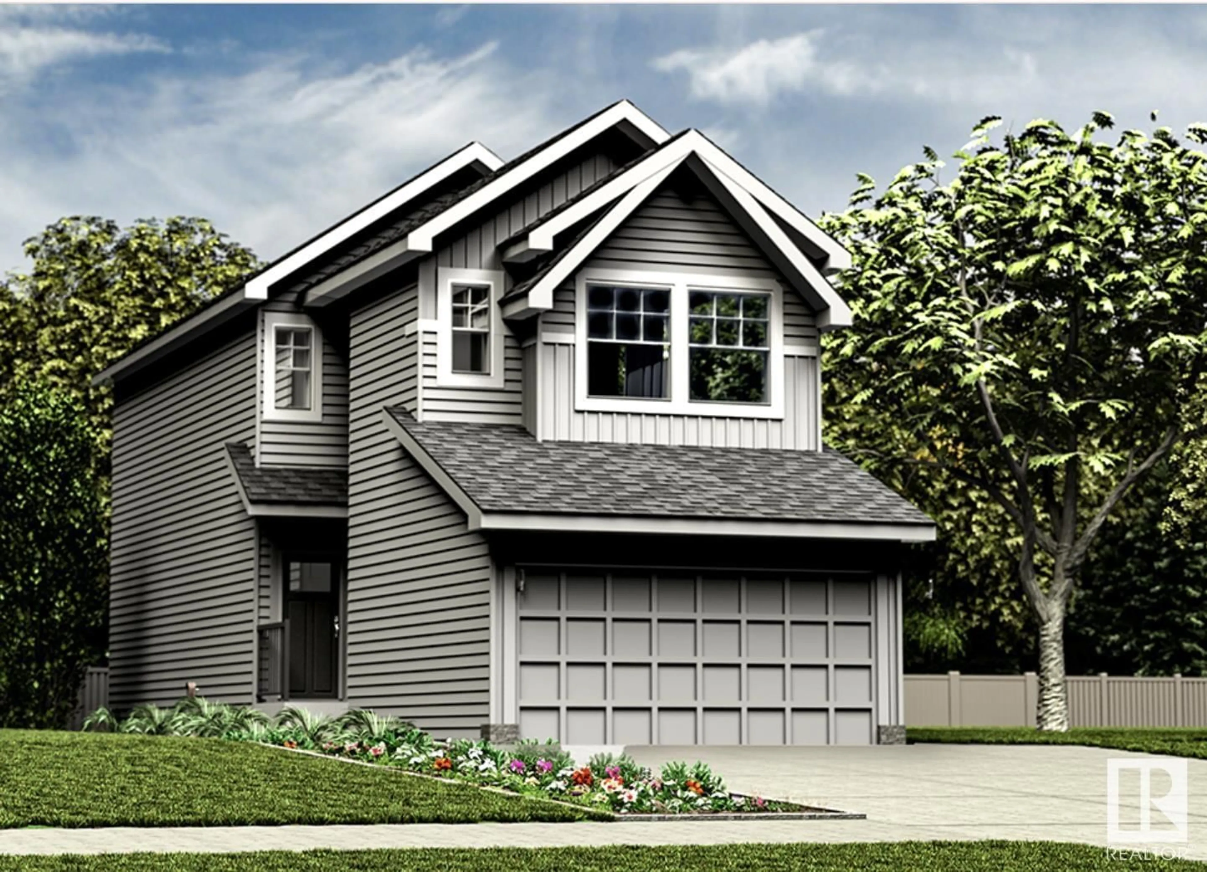 Home with vinyl exterior material, street for NW - 8507 181 AVENUE, Edmonton Alberta T5Z0G6