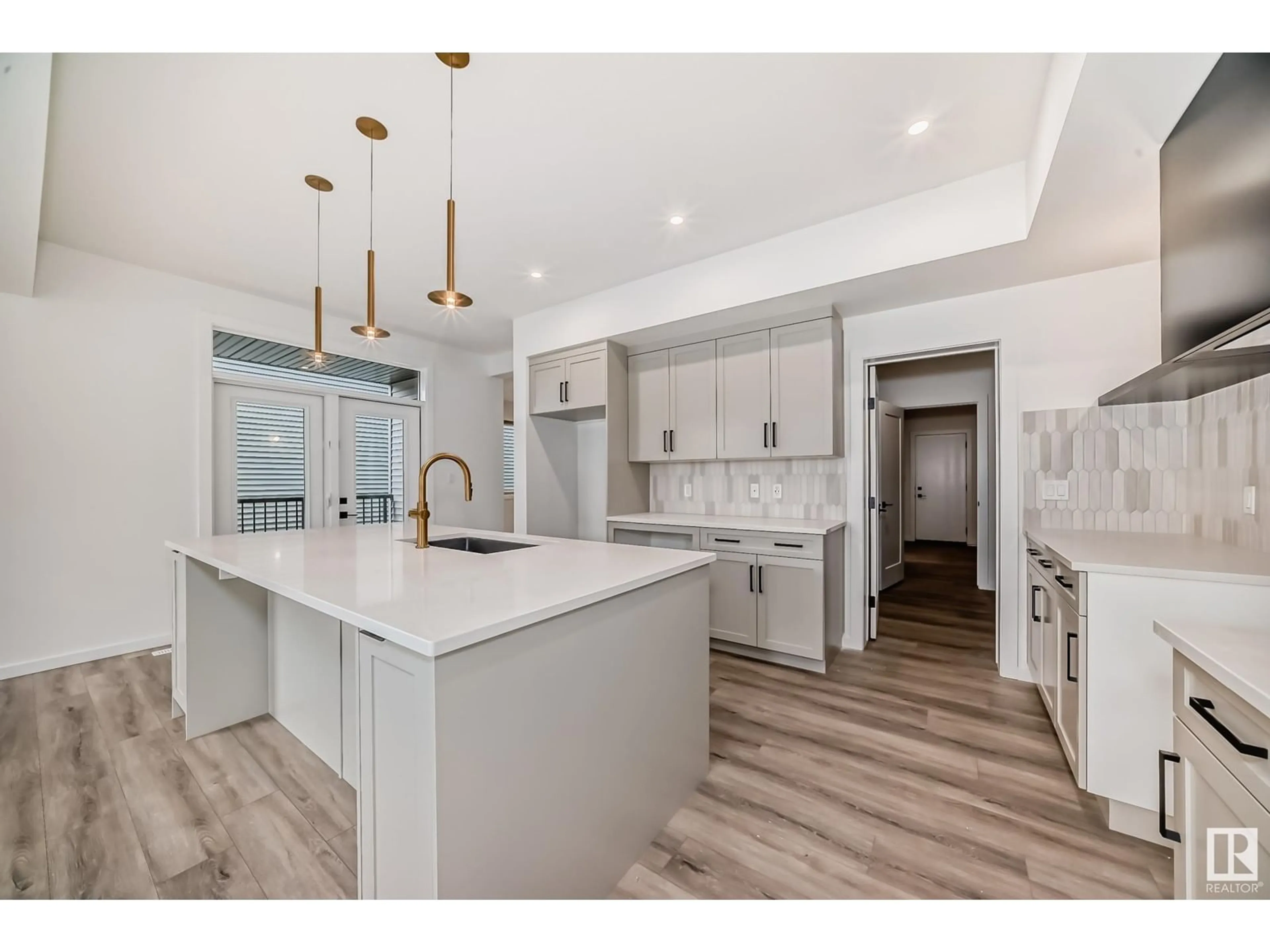 Open concept kitchen, ceramic/tile floor for SW - 1401 AINSLIE WD, Edmonton Alberta T6W2L9