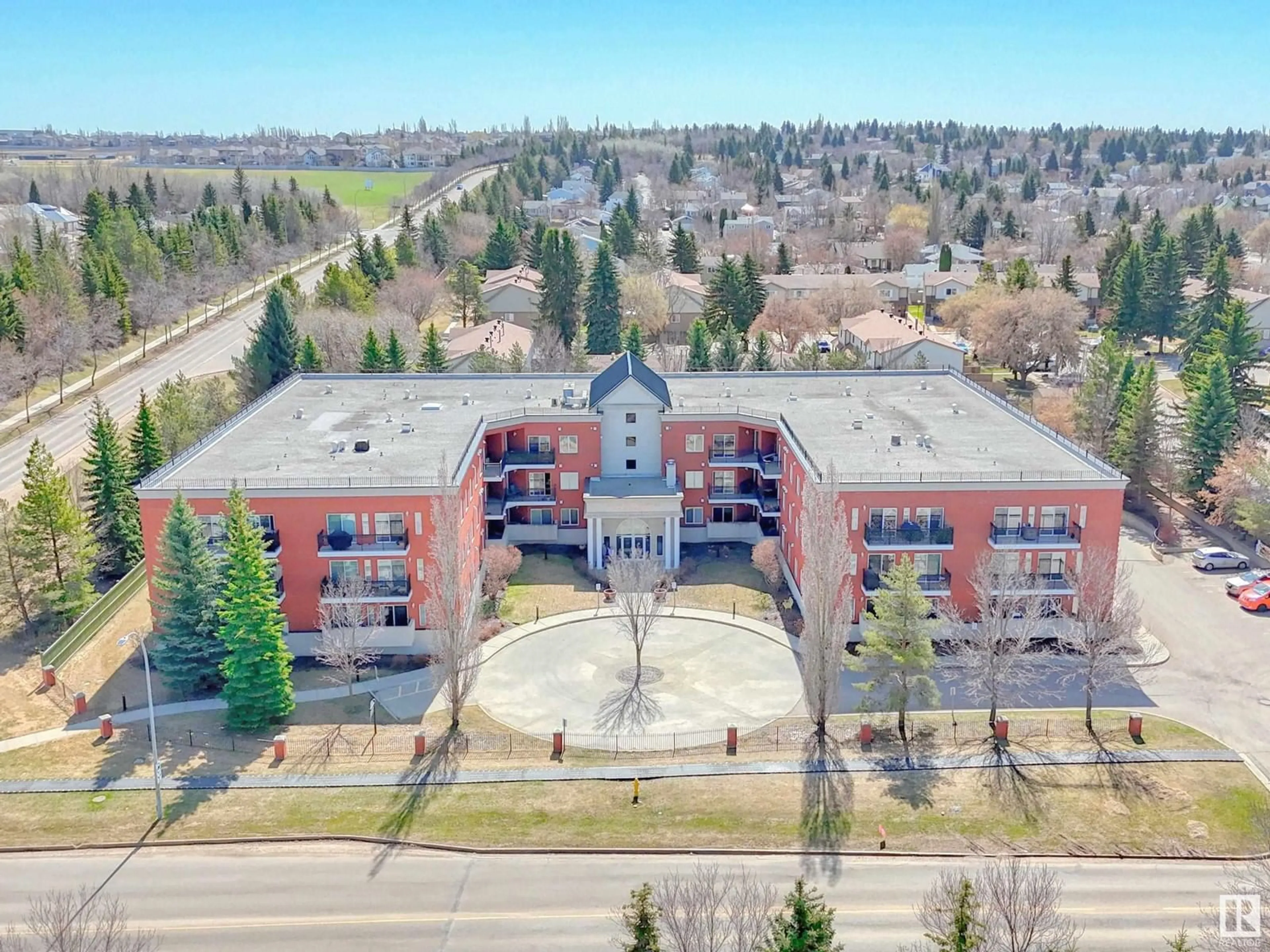 A pic from outside/outdoor area/front of a property/back of a property/a pic from drone, building for #105 - 260 STURGEON RD, St. Albert Alberta T8N7C6