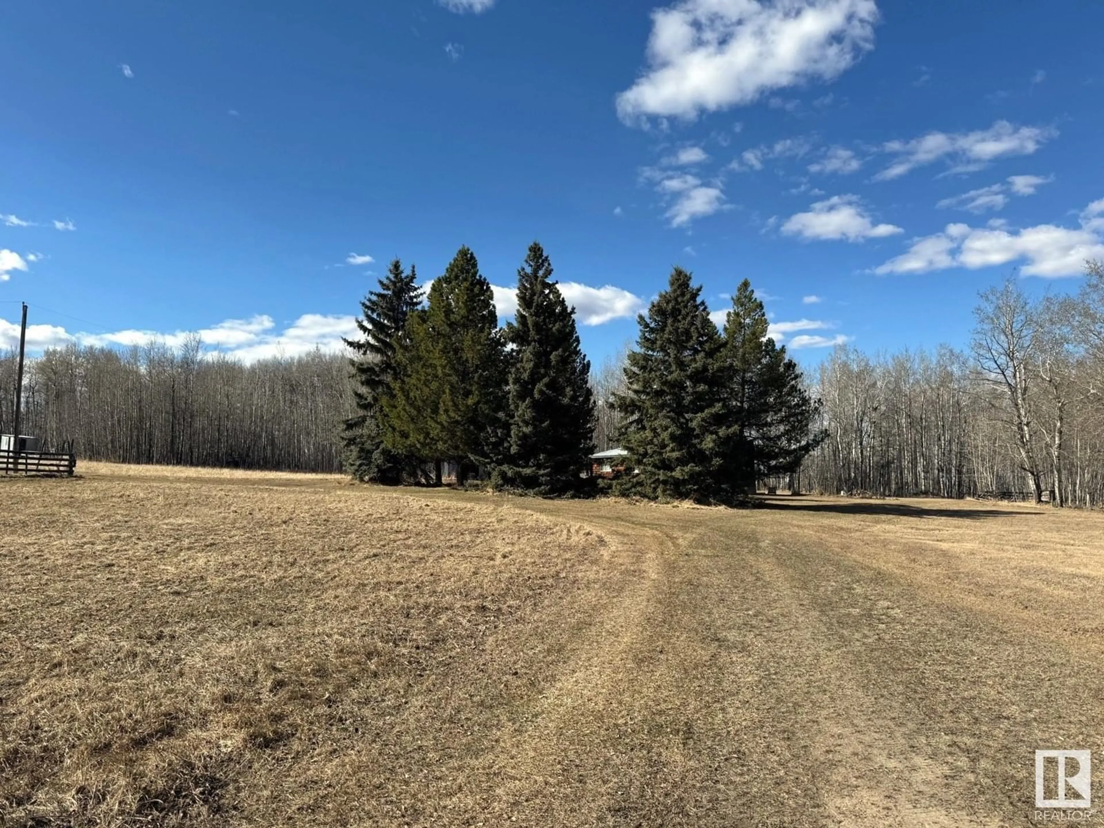 A pic from outside/outdoor area/front of a property/back of a property/a pic from drone, forest/trees view for 9326 TWP RD 550, Rural Yellowhead Alberta T0E2M0