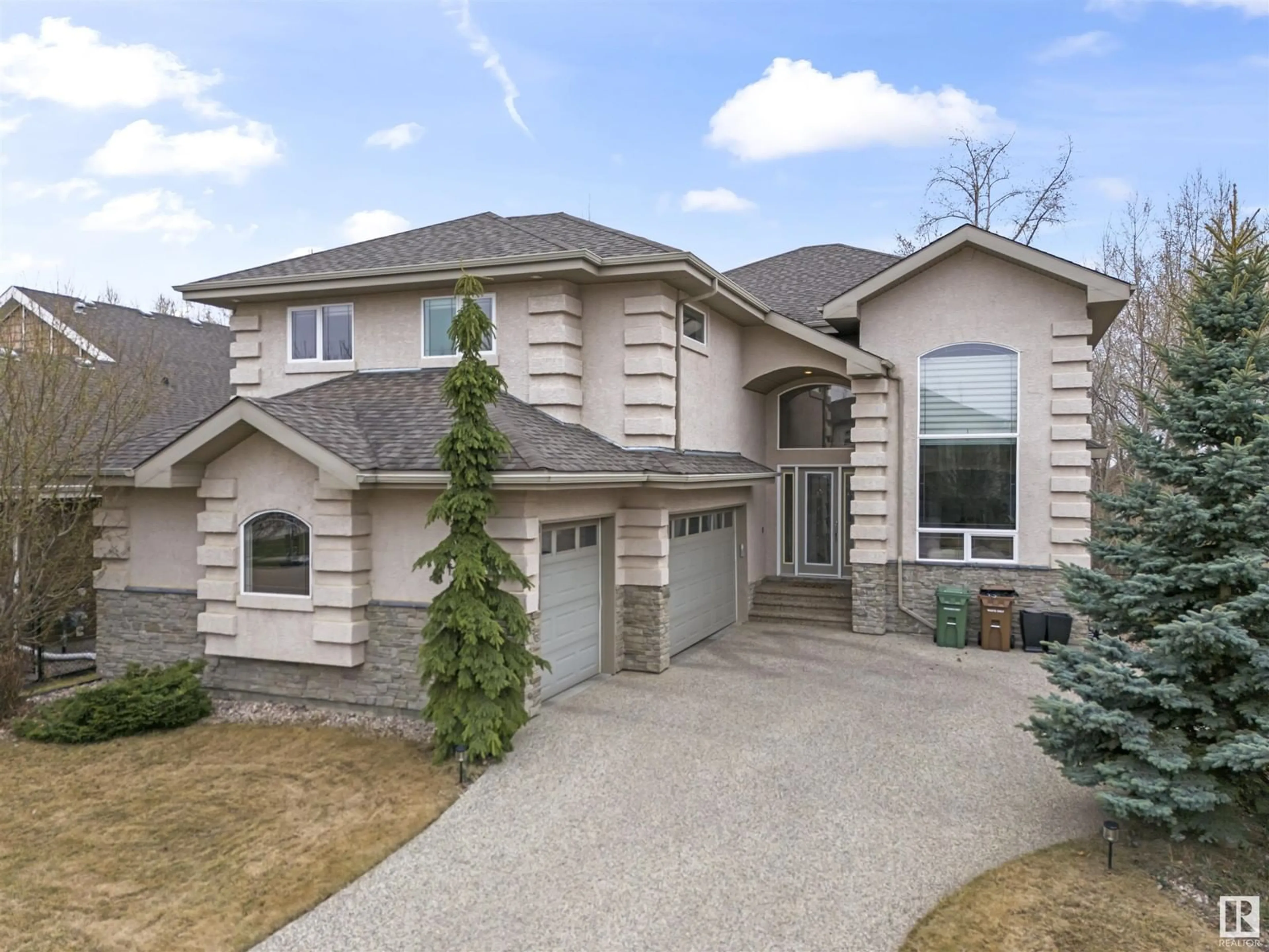 Home with brick exterior material, street for 8 LOISELLE WAY, St. Albert Alberta T8N2P3