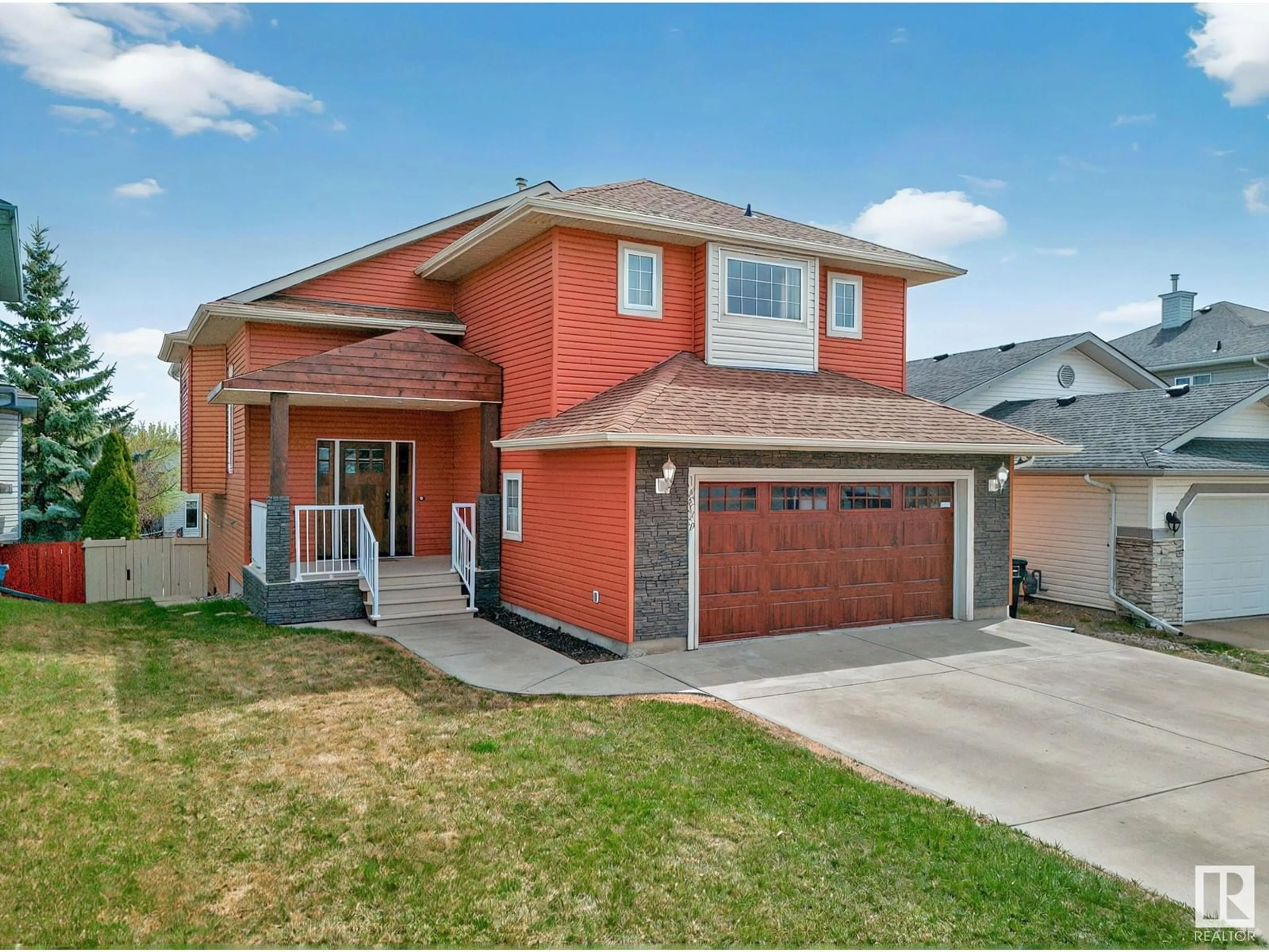 Home with brick exterior material, street for 14939 47 ST, Edmonton Alberta T5Y2Z3