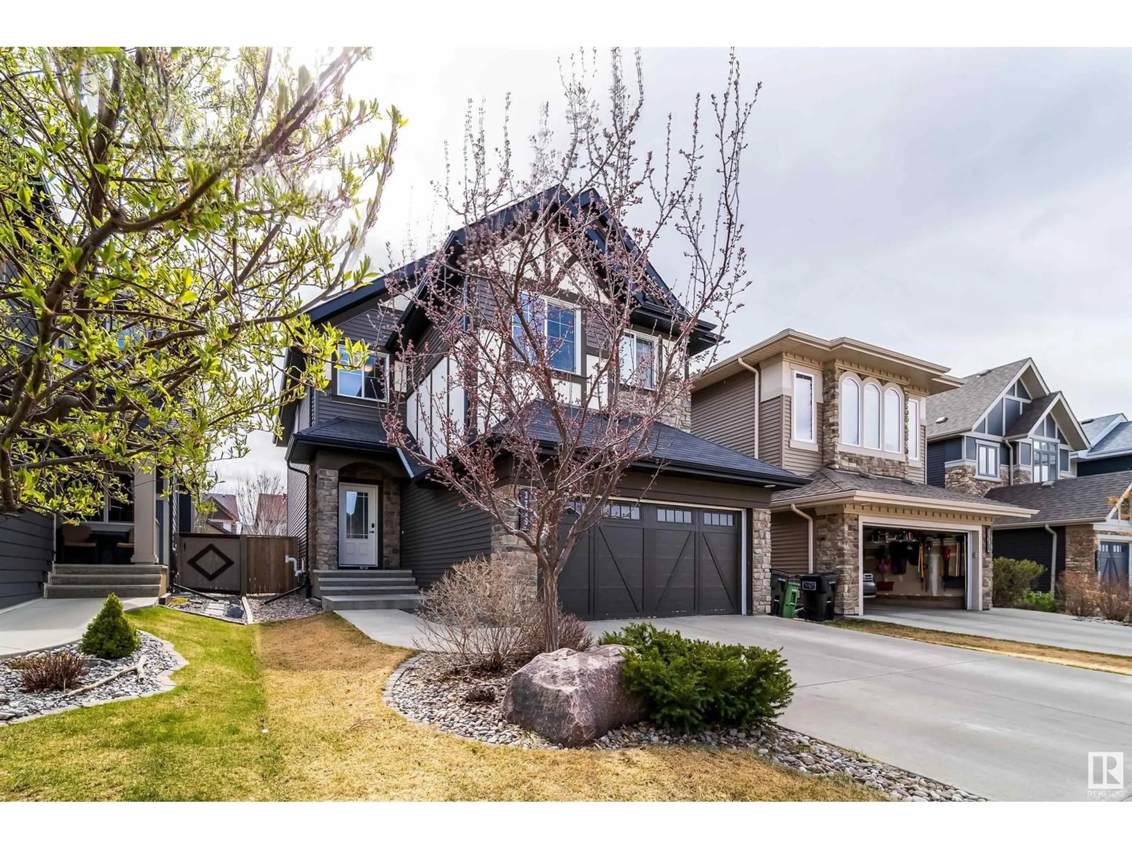 Home with brick exterior material, street for 3729 KIDD CR, Edmonton Alberta T6W2R1