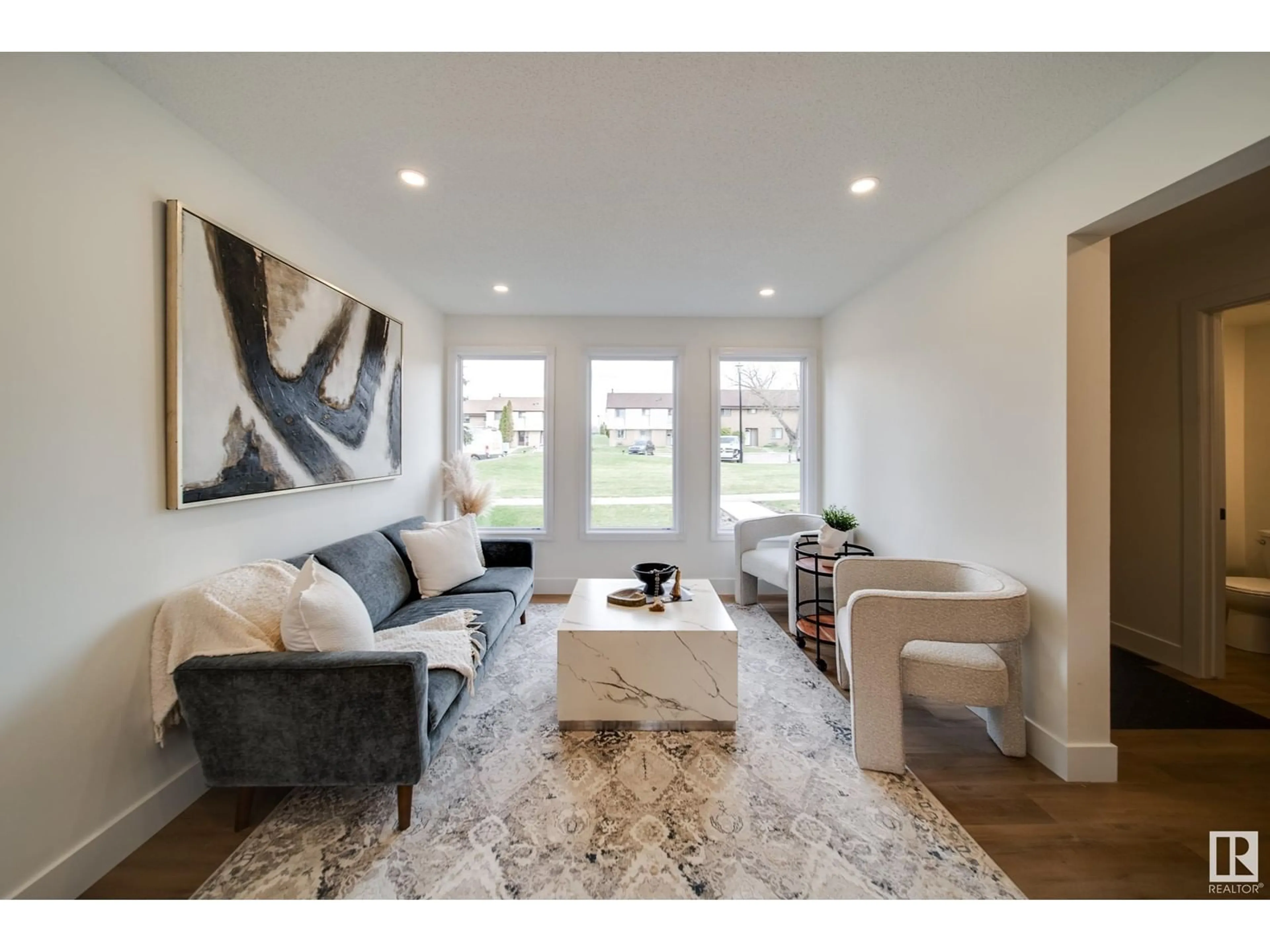 Living room with furniture, unknown for 137 GRANDIN VG, St. Albert Alberta T8N1R9