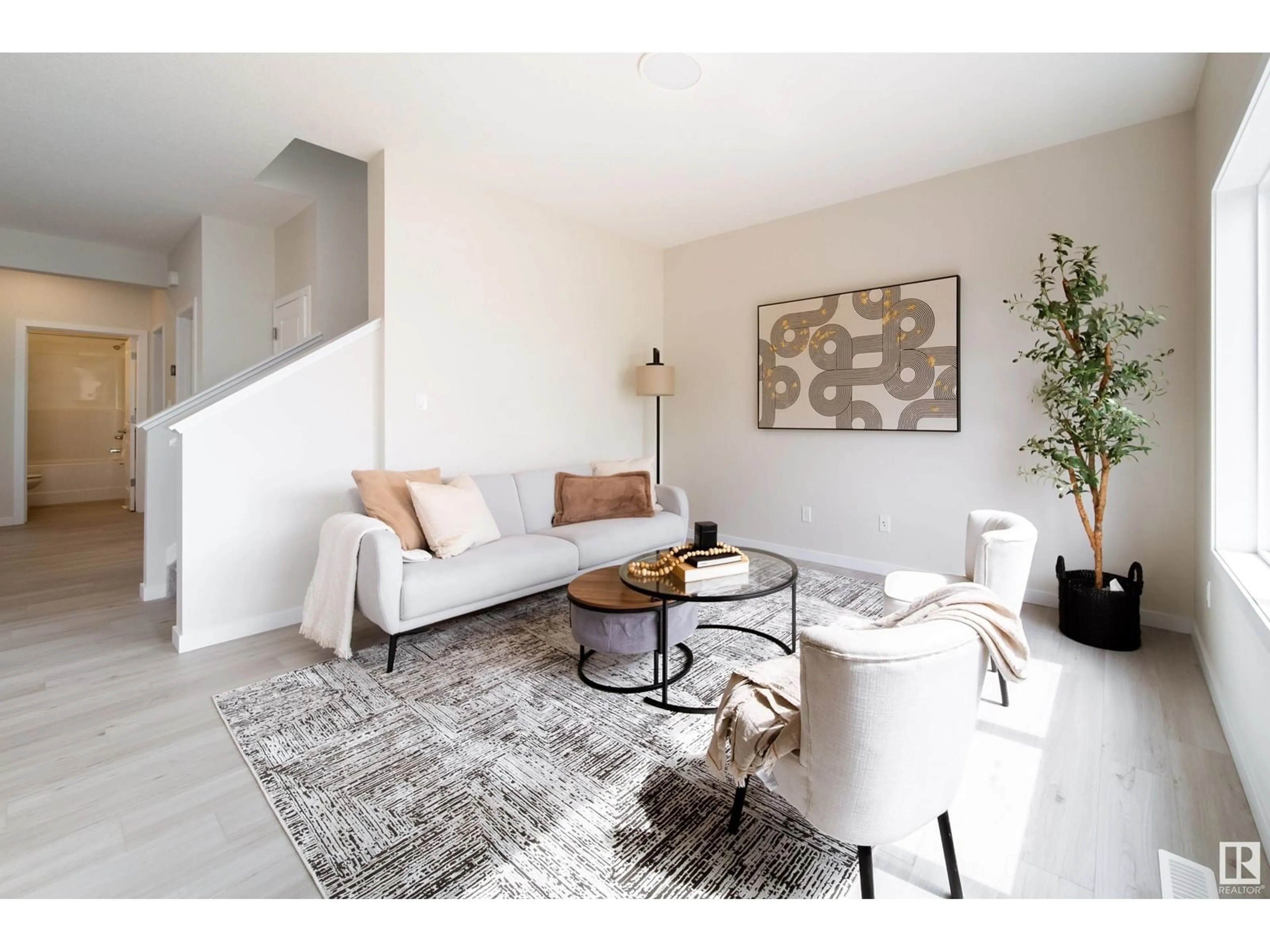 Living room with furniture, unknown for 2118 MUCKLEPLUM CR, Edmonton Alberta T6X3H1