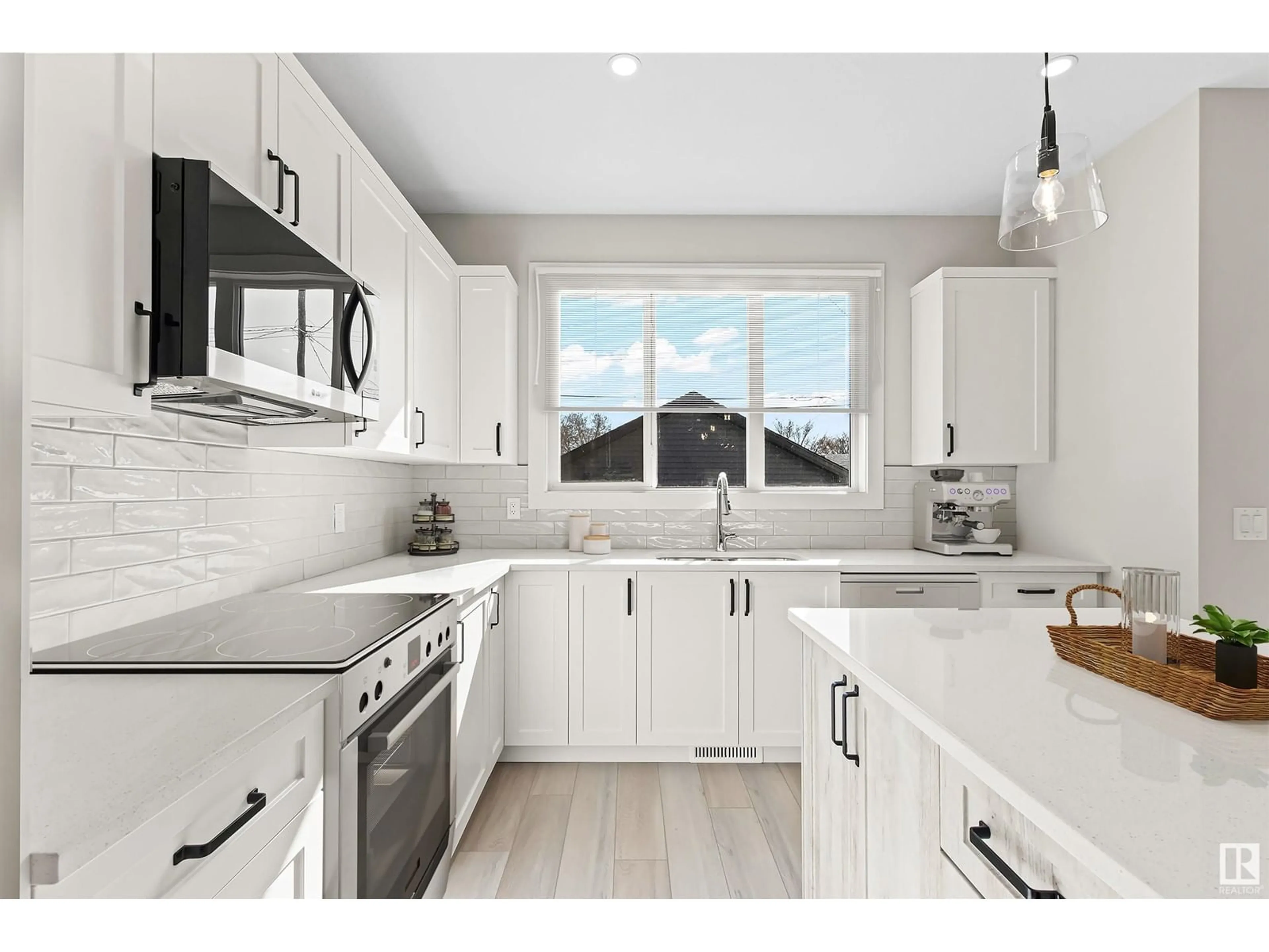 Open concept kitchen, unknown for NW - 11077 150 ST, Edmonton Alberta T5P1R9