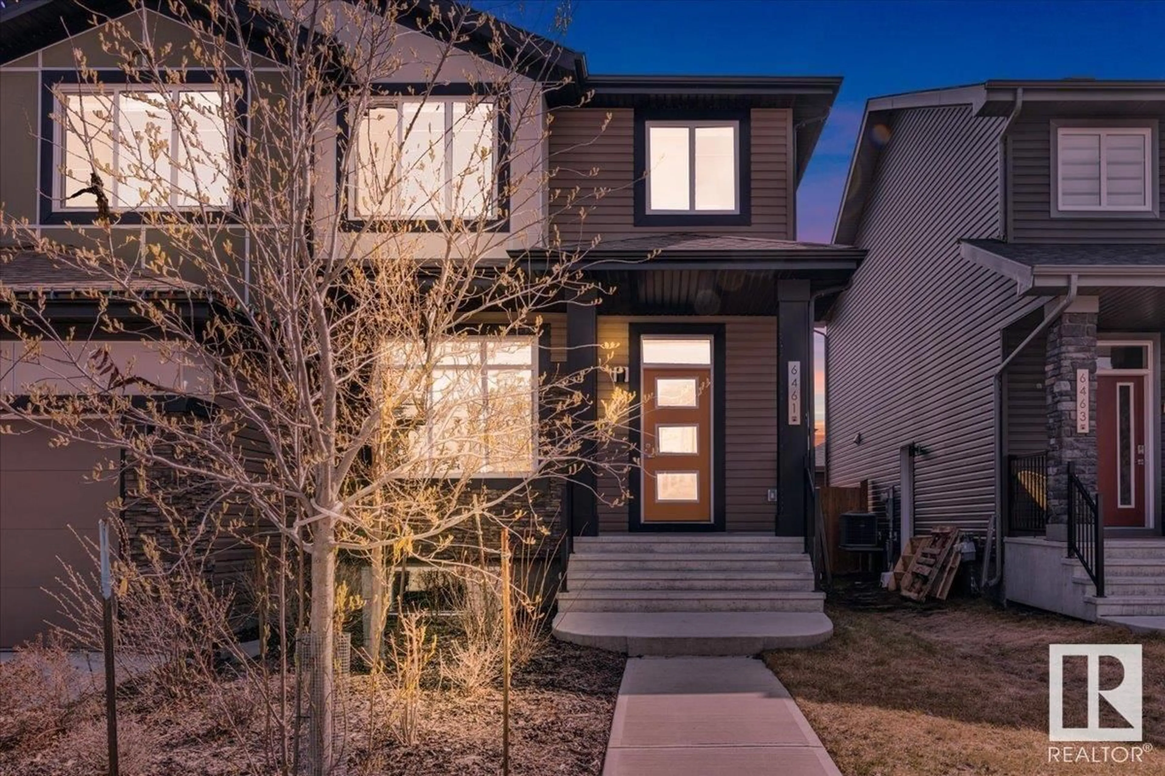 Home with brick exterior material, street for 6461 KING WD SW, Edmonton Alberta T6W4R6