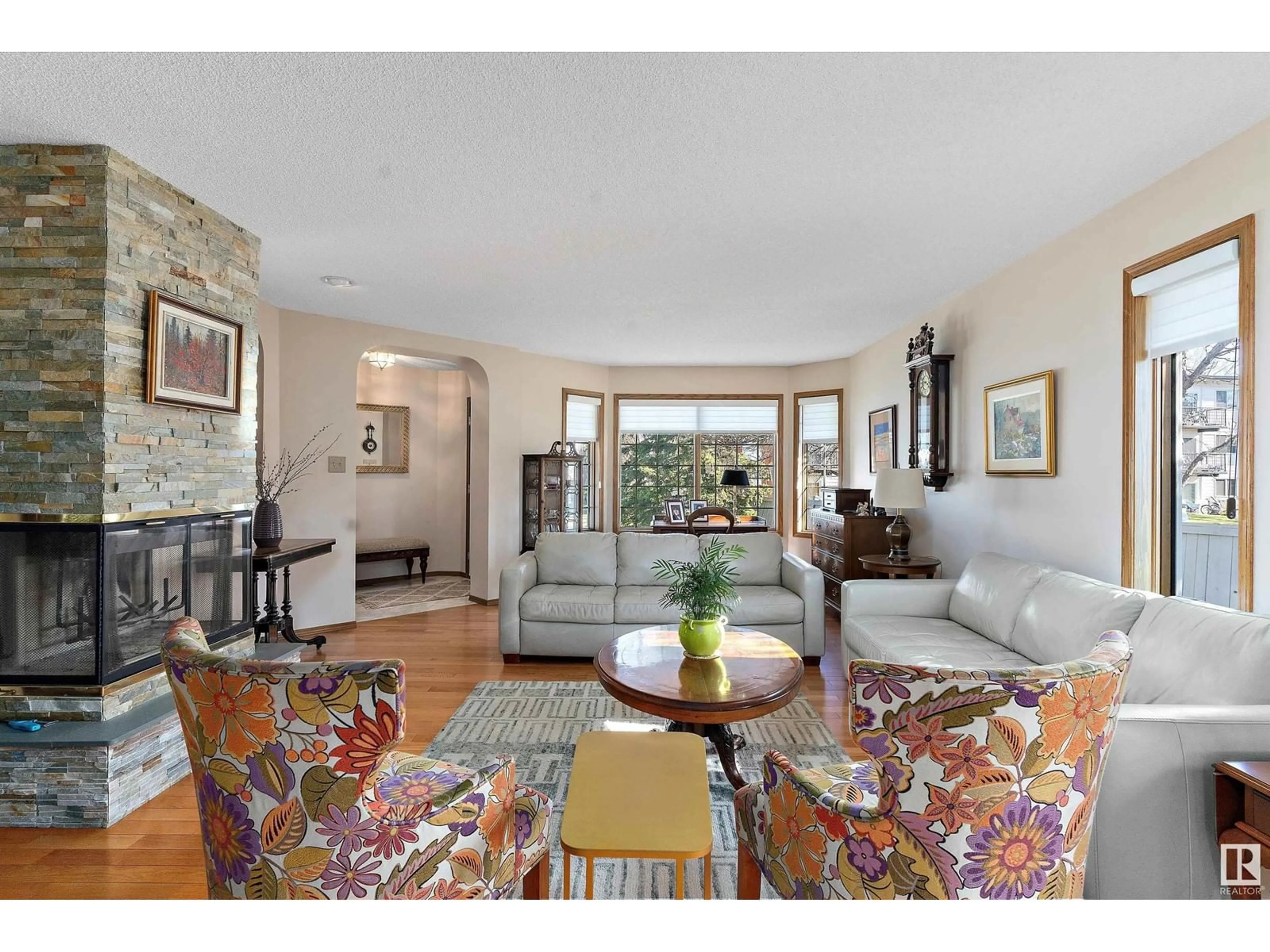 Living room with furniture, unknown for 108 IRONWOOD PL, Edmonton Alberta T6J6R4