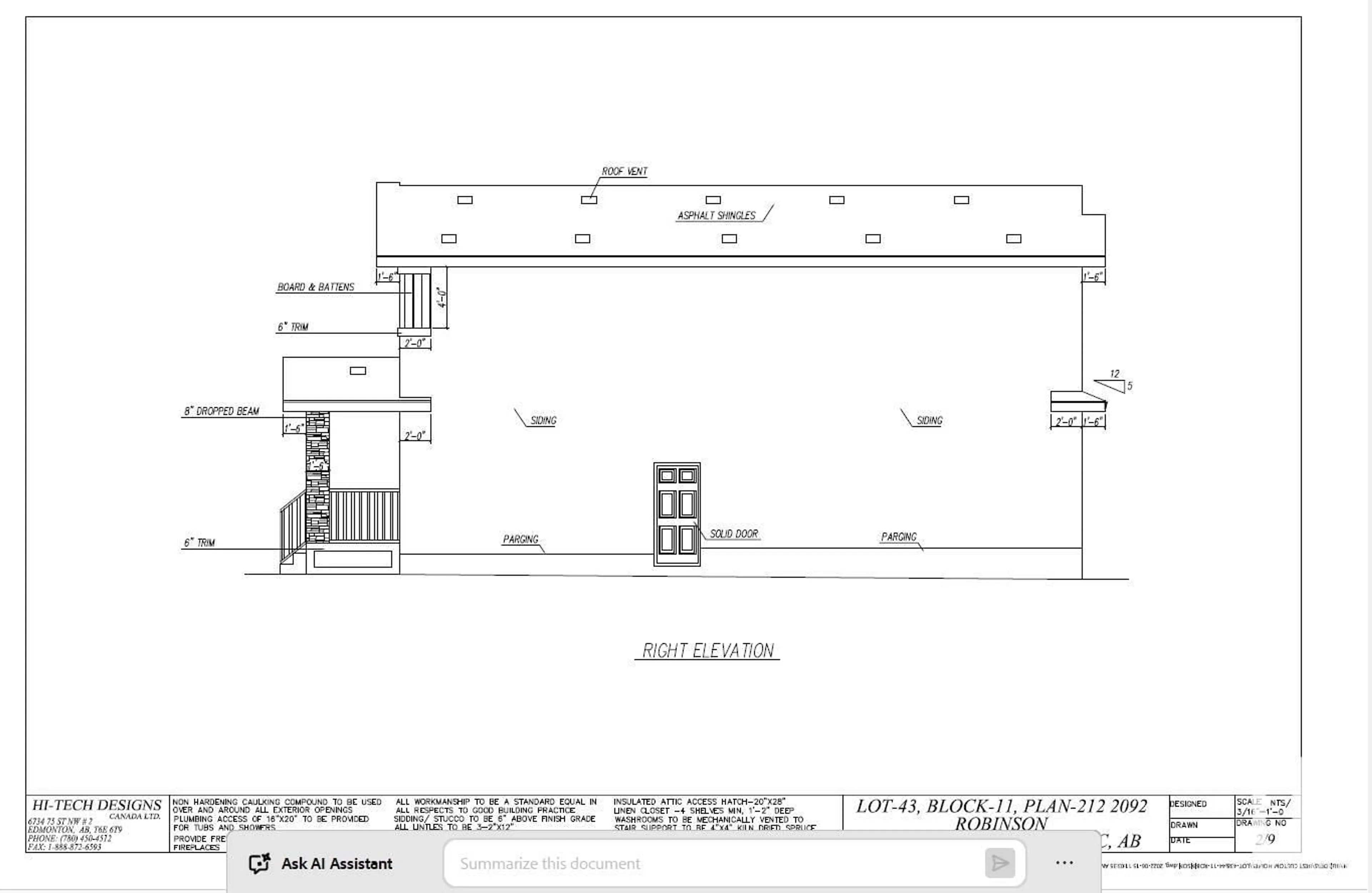 Floor plan for 236 ROLSTON WD, Leduc Alberta T9E1N1