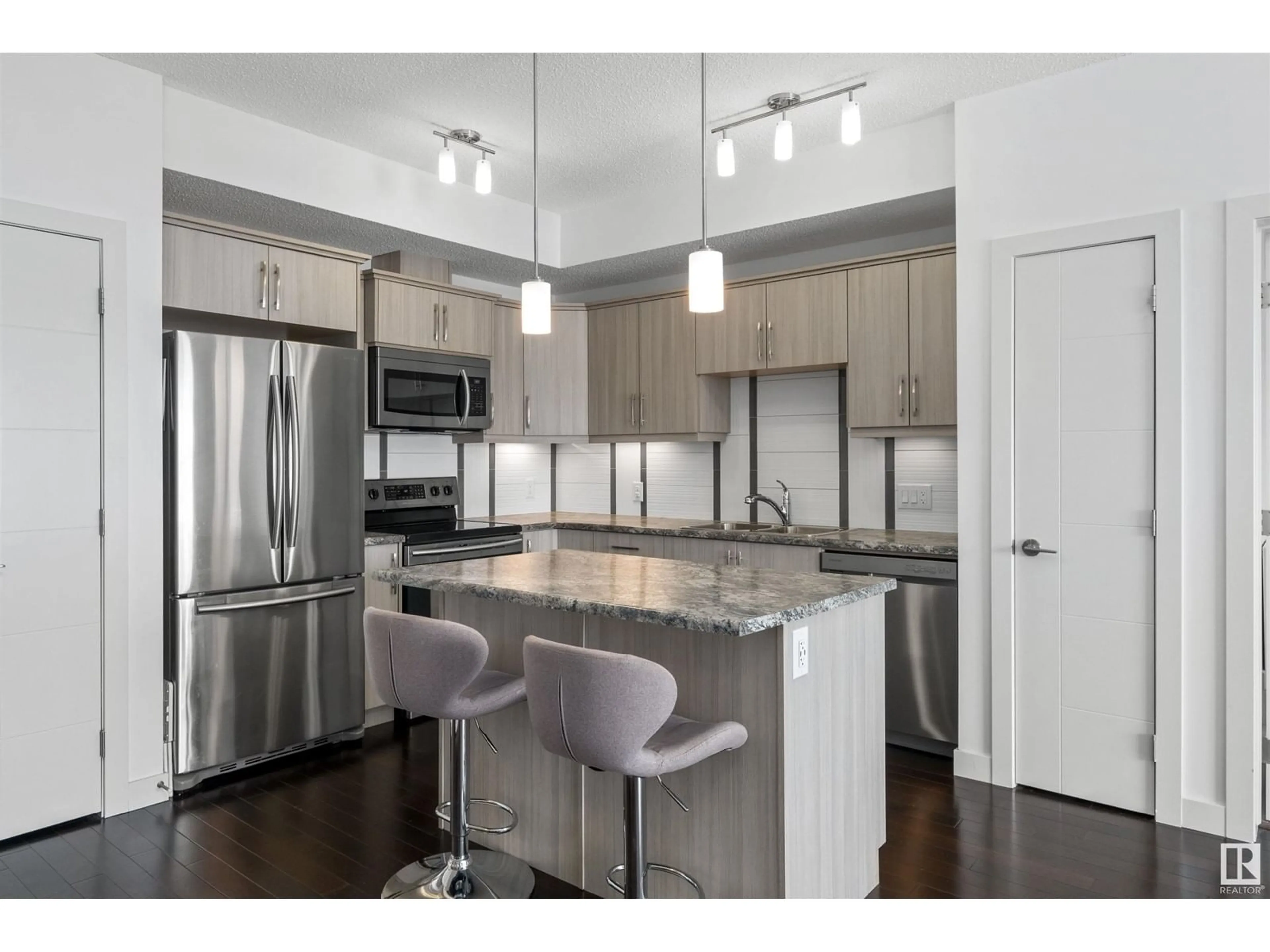 Open concept kitchen, unknown for #312 - 10523 123 ST, Edmonton Alberta T5N1N9