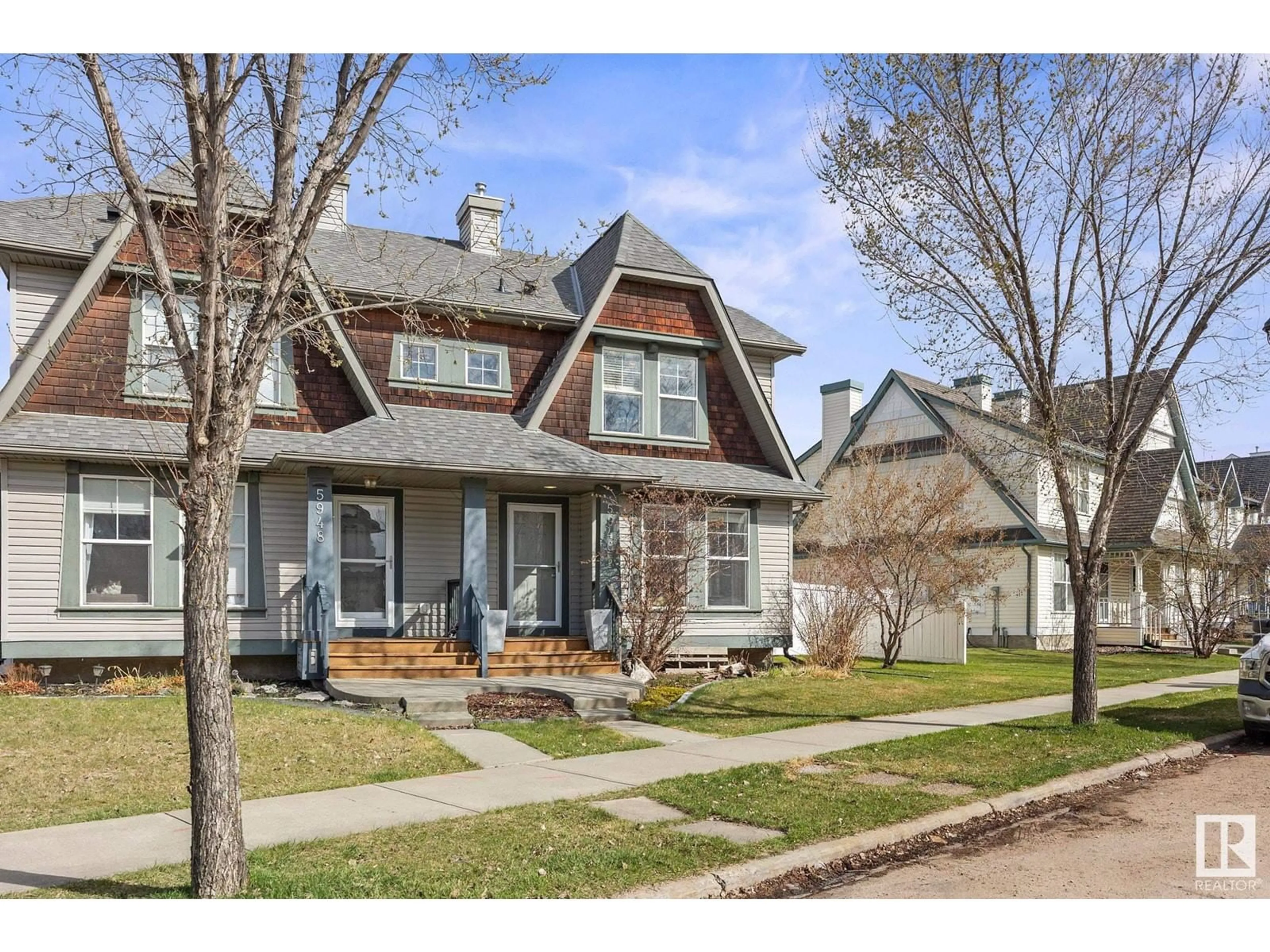 Home with brick exterior material, street for NW - 5946 SOUTH TERWILLEGAR BV, Edmonton Alberta T6R0A6