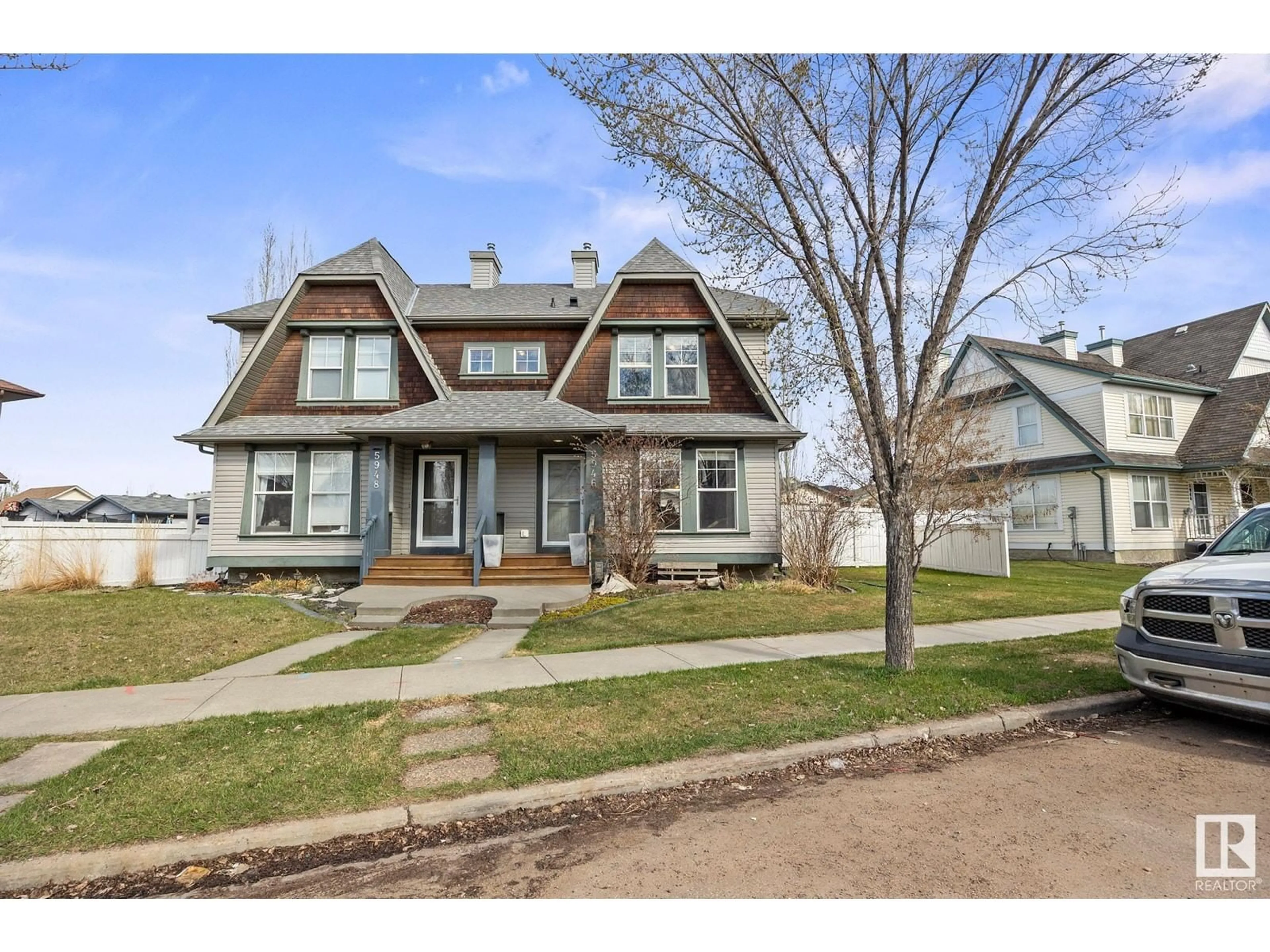Home with brick exterior material, street for NW - 5946 SOUTH TERWILLEGAR BV, Edmonton Alberta T6R0A6