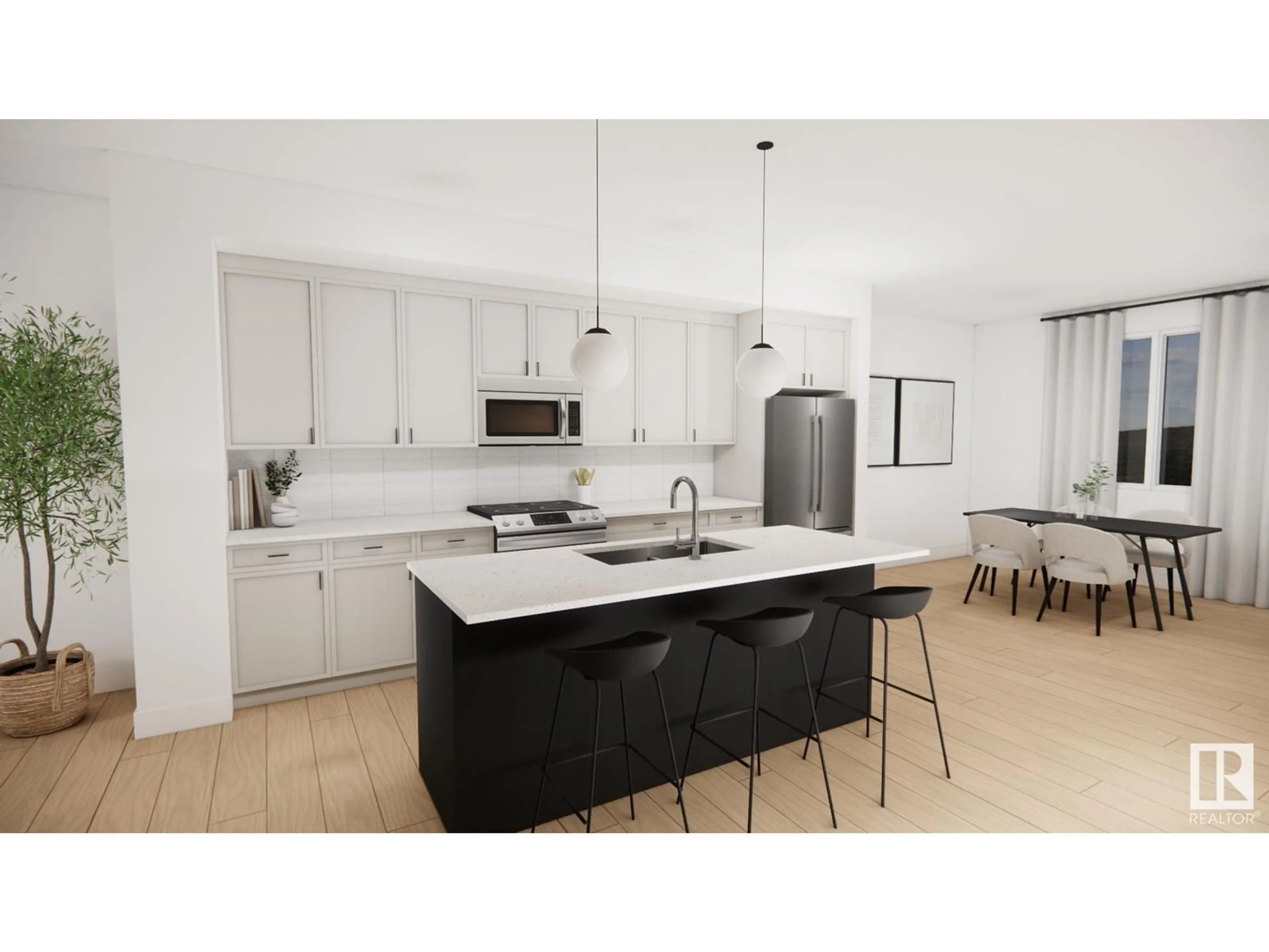 Open concept kitchen, unknown for 10241 92A AV, Morinville Alberta T8R1A0
