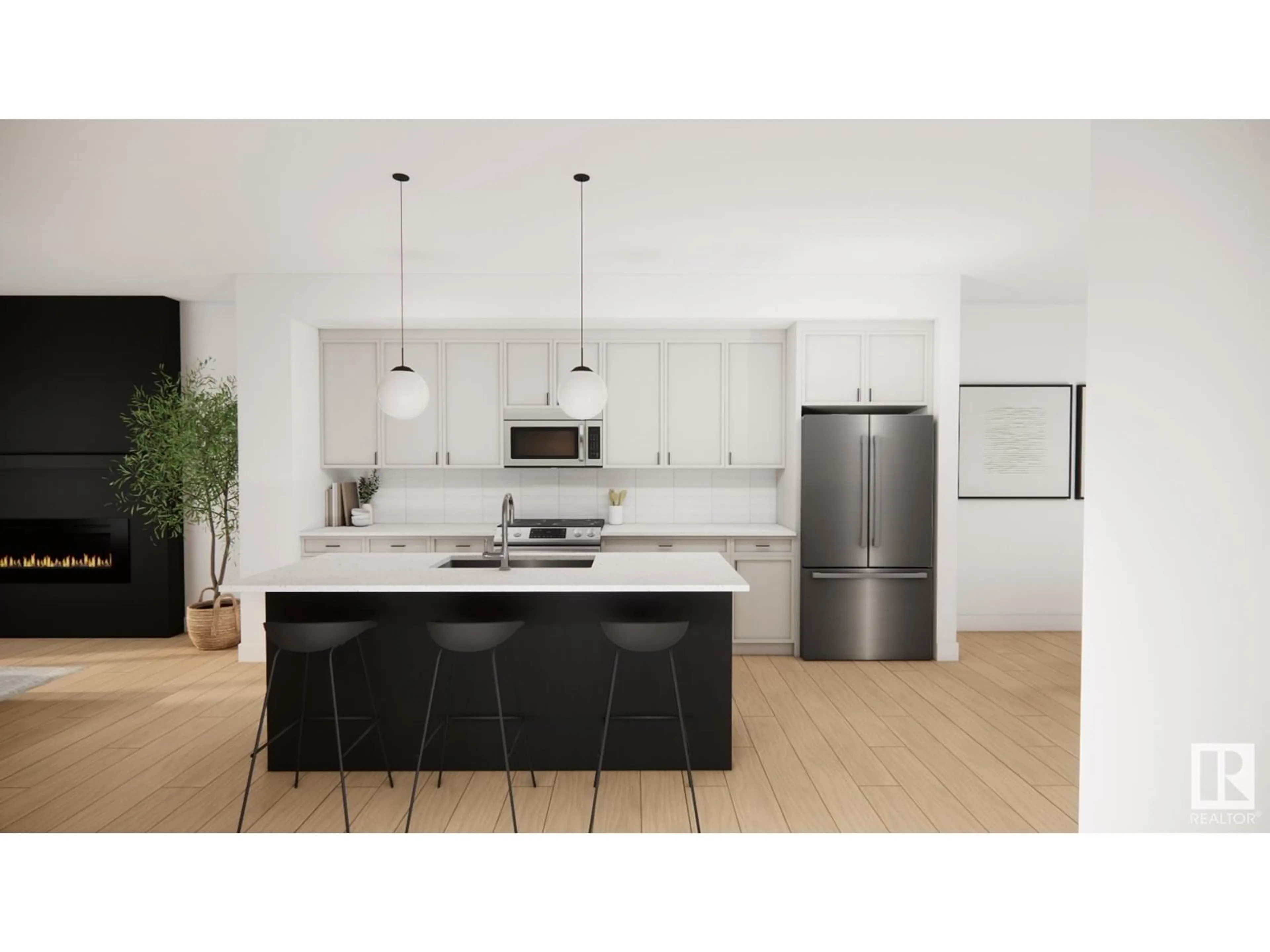 Open concept kitchen, unknown for 10241 92A AV, Morinville Alberta T8R1A0