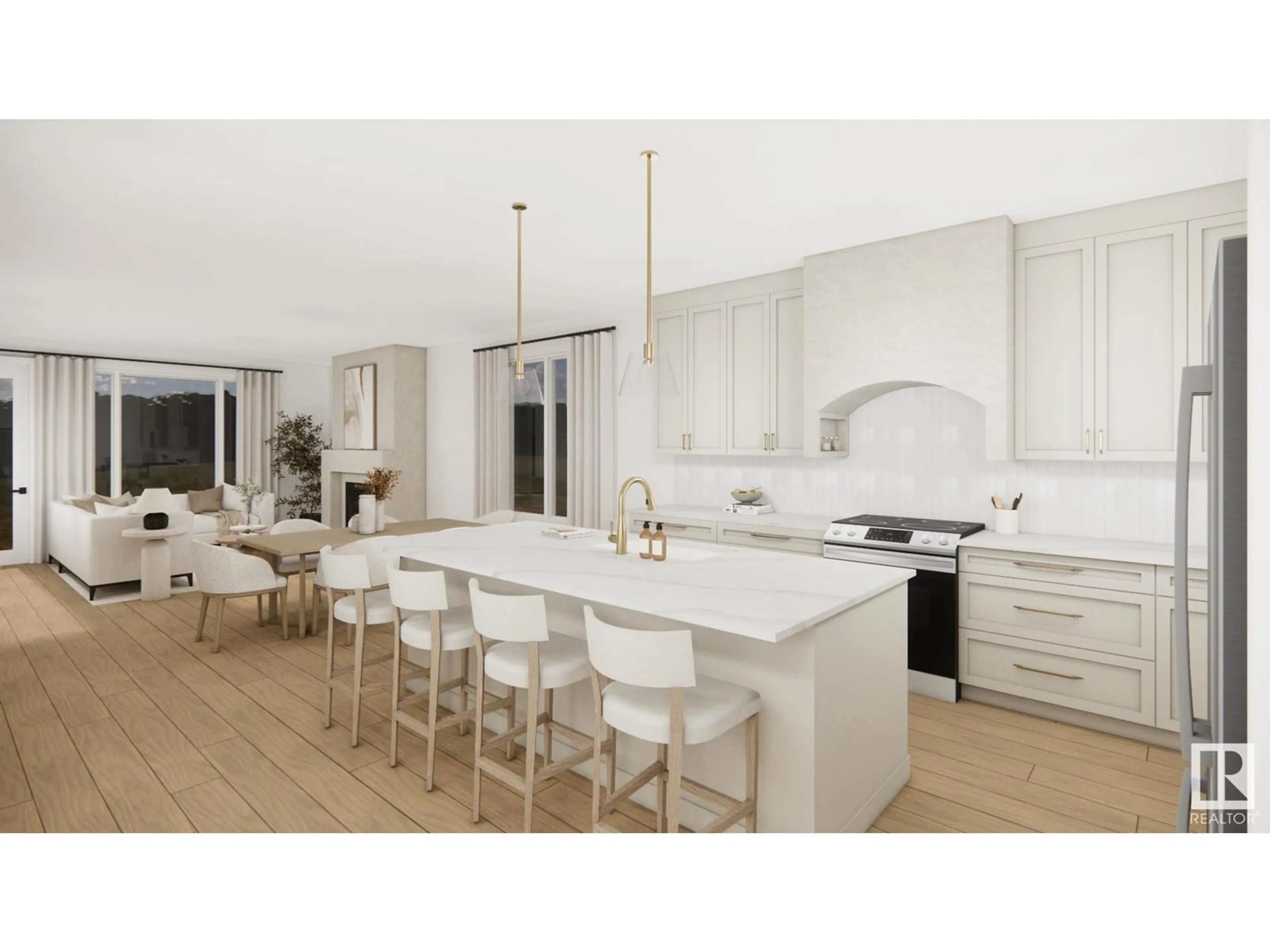 Open concept kitchen, unknown for 3 SYDWYCK CI, Spruce Grove Alberta T7X0A0