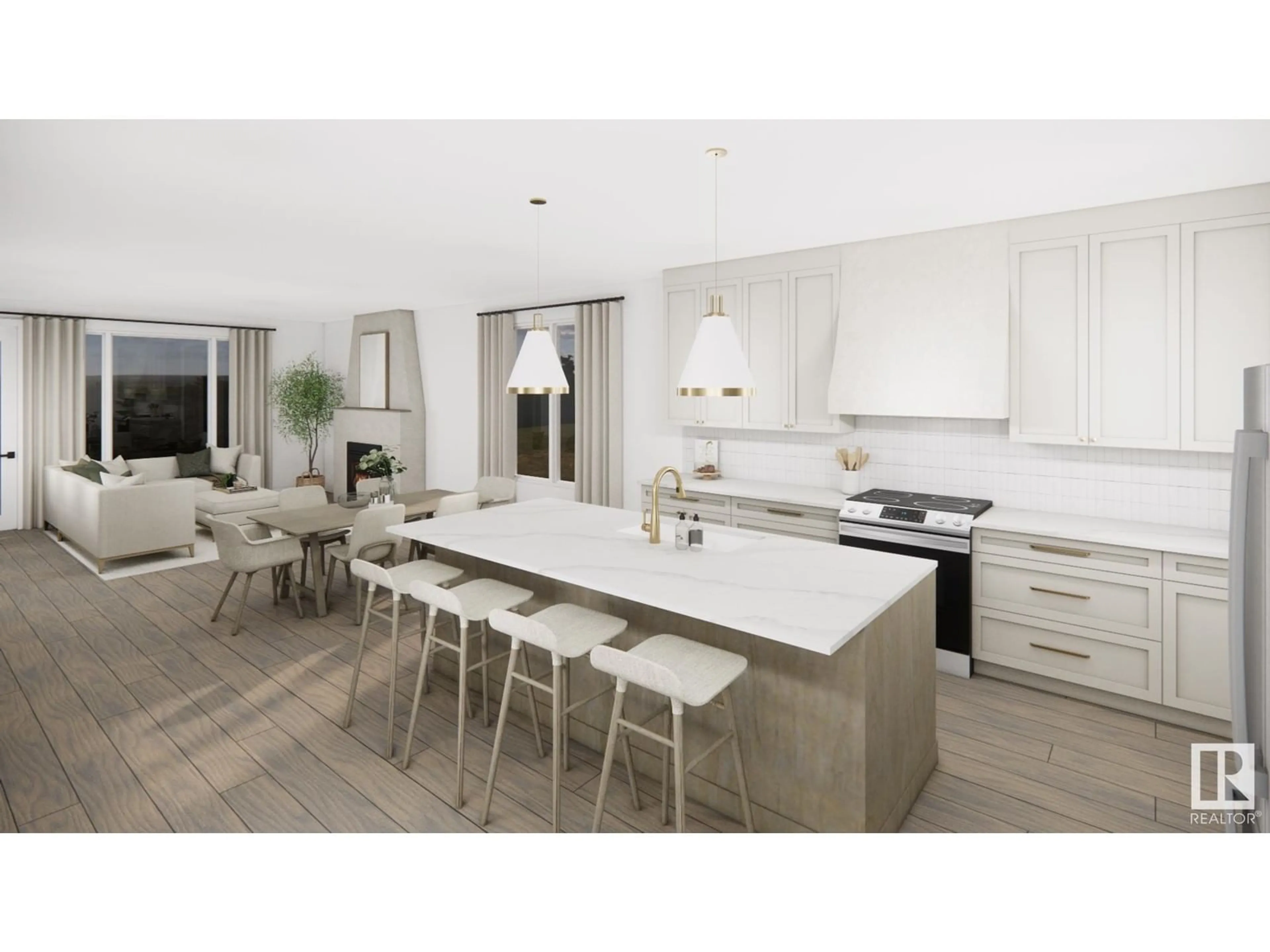 Open concept kitchen, unknown for 7 SYDWYCK CI, Spruce Grove Alberta T7X0A0