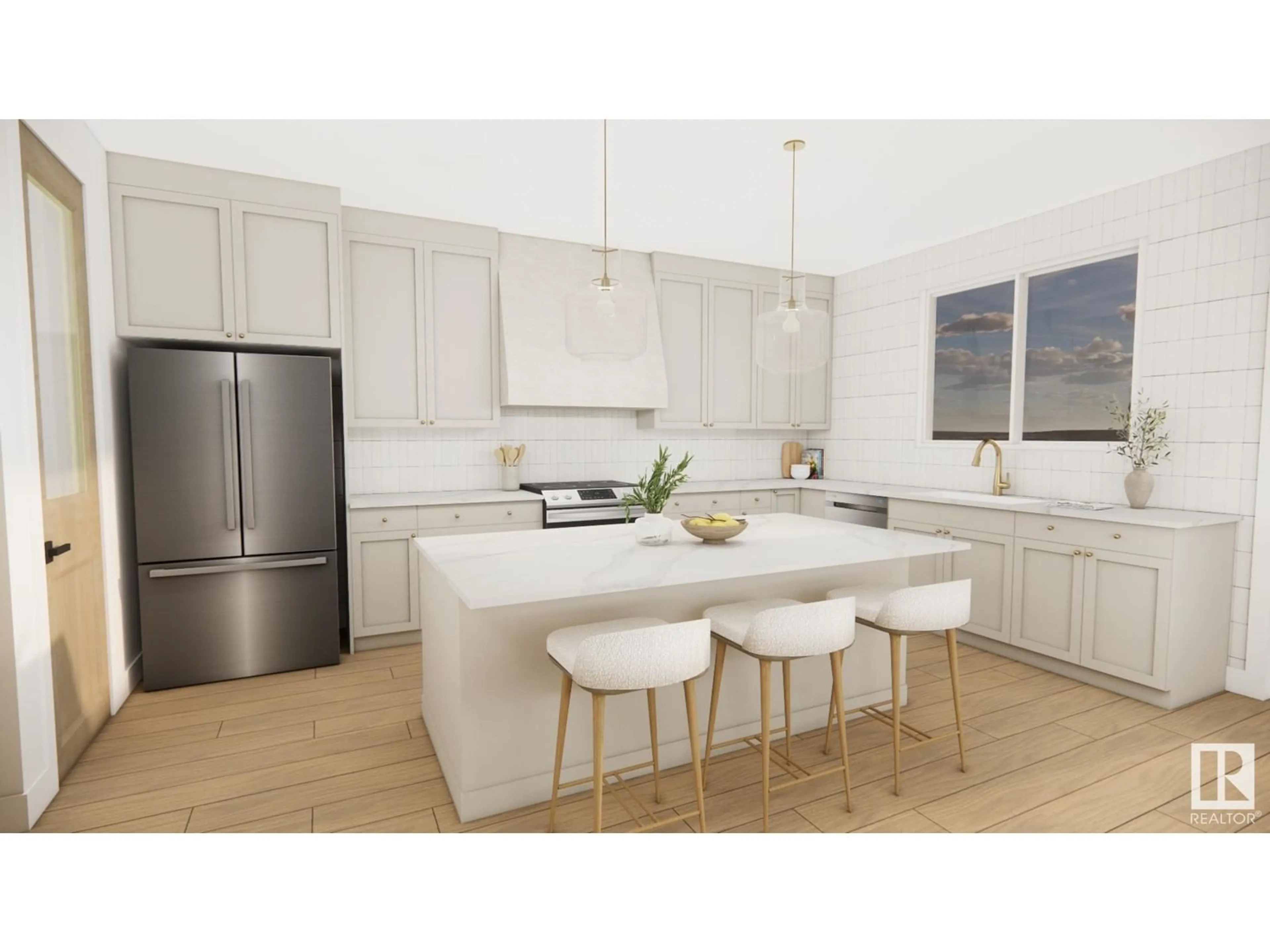 Open concept kitchen, unknown for 24 SYDWYCK CI, Spruce Grove Alberta T7X0A0