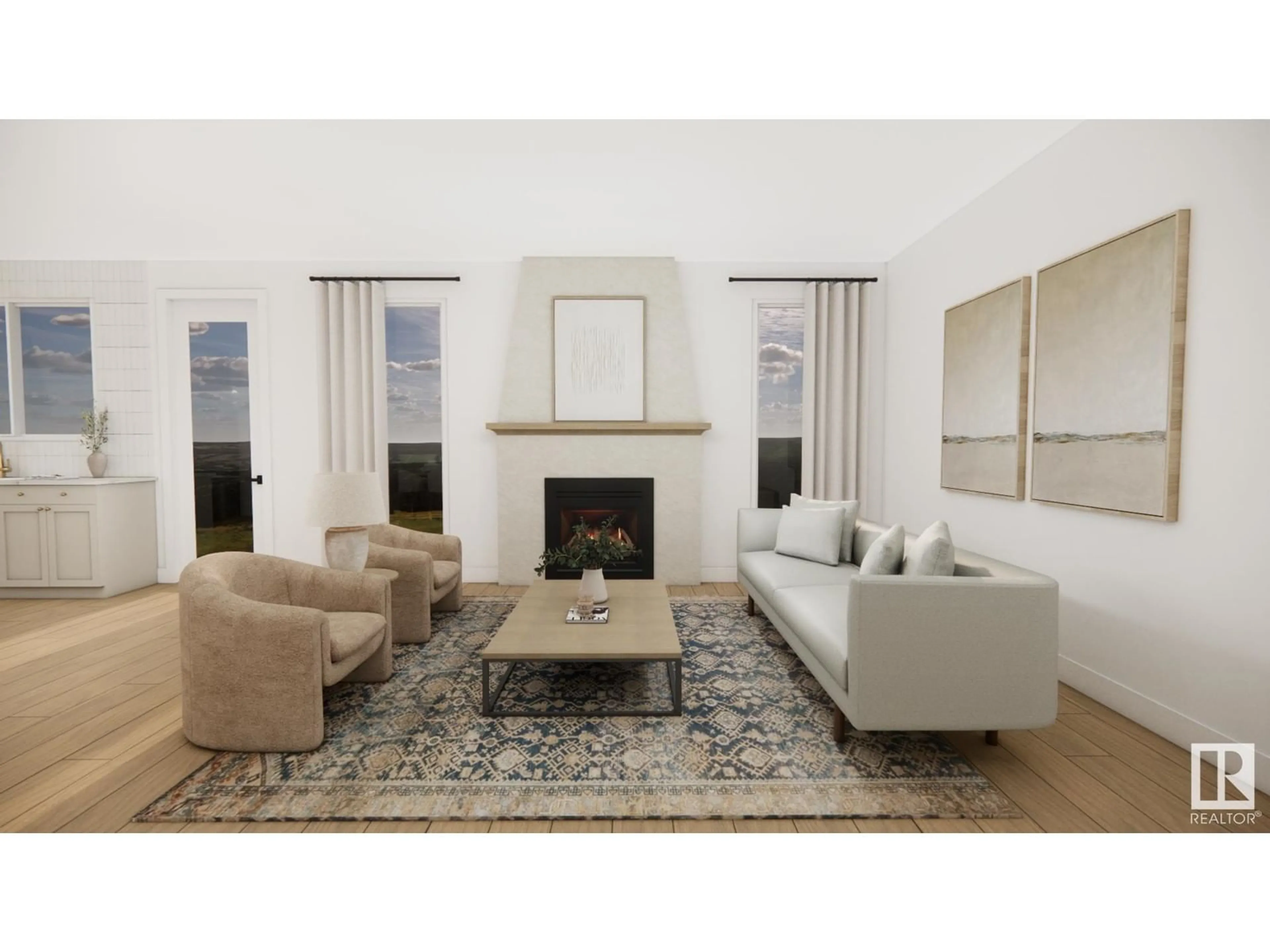 Living room with furniture, unknown for 24 SYDWYCK CI, Spruce Grove Alberta T7X0A0