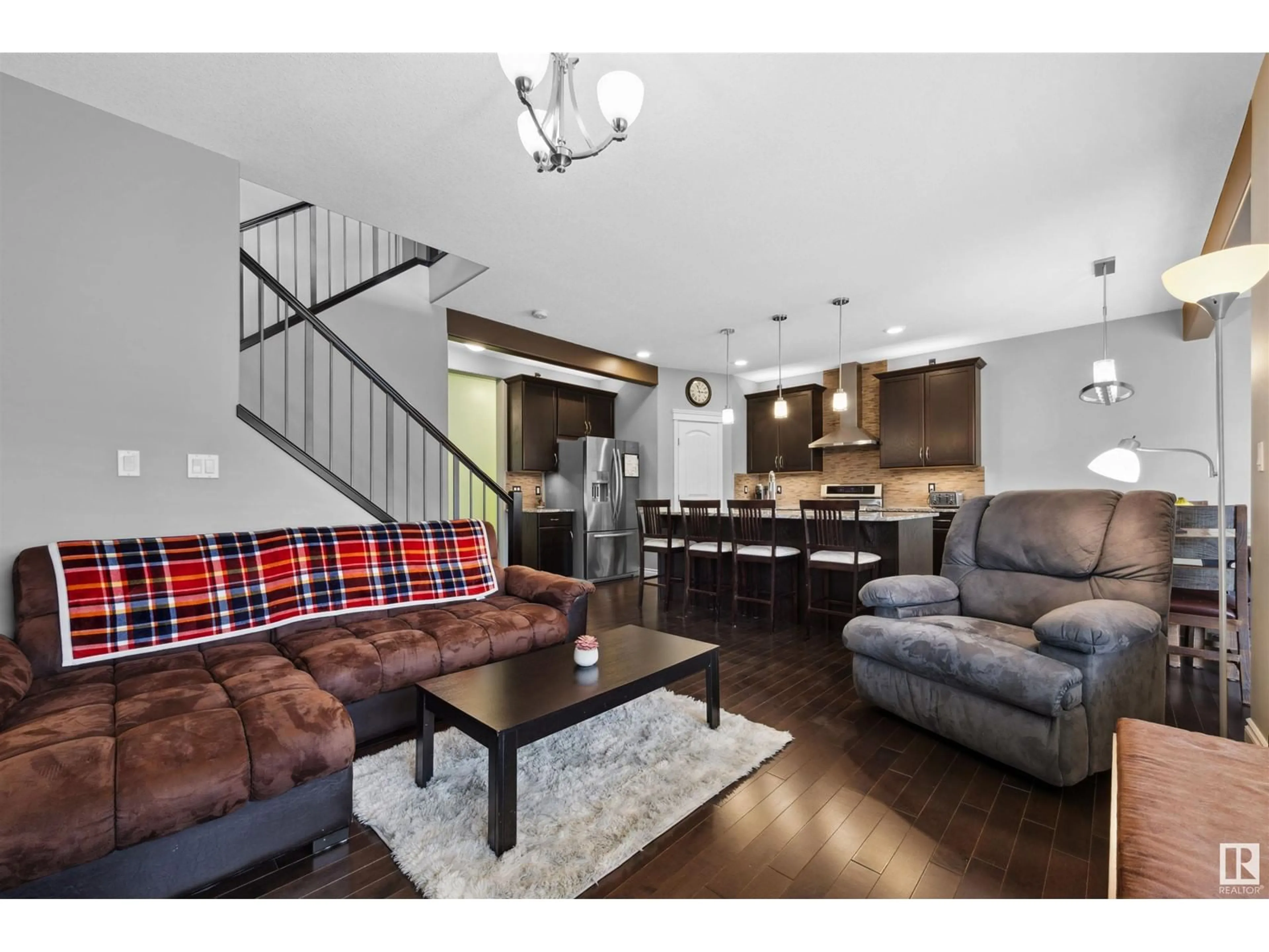 Living room with furniture, unknown for SW - 3727 KIDD CR, Edmonton Alberta T6W2R1
