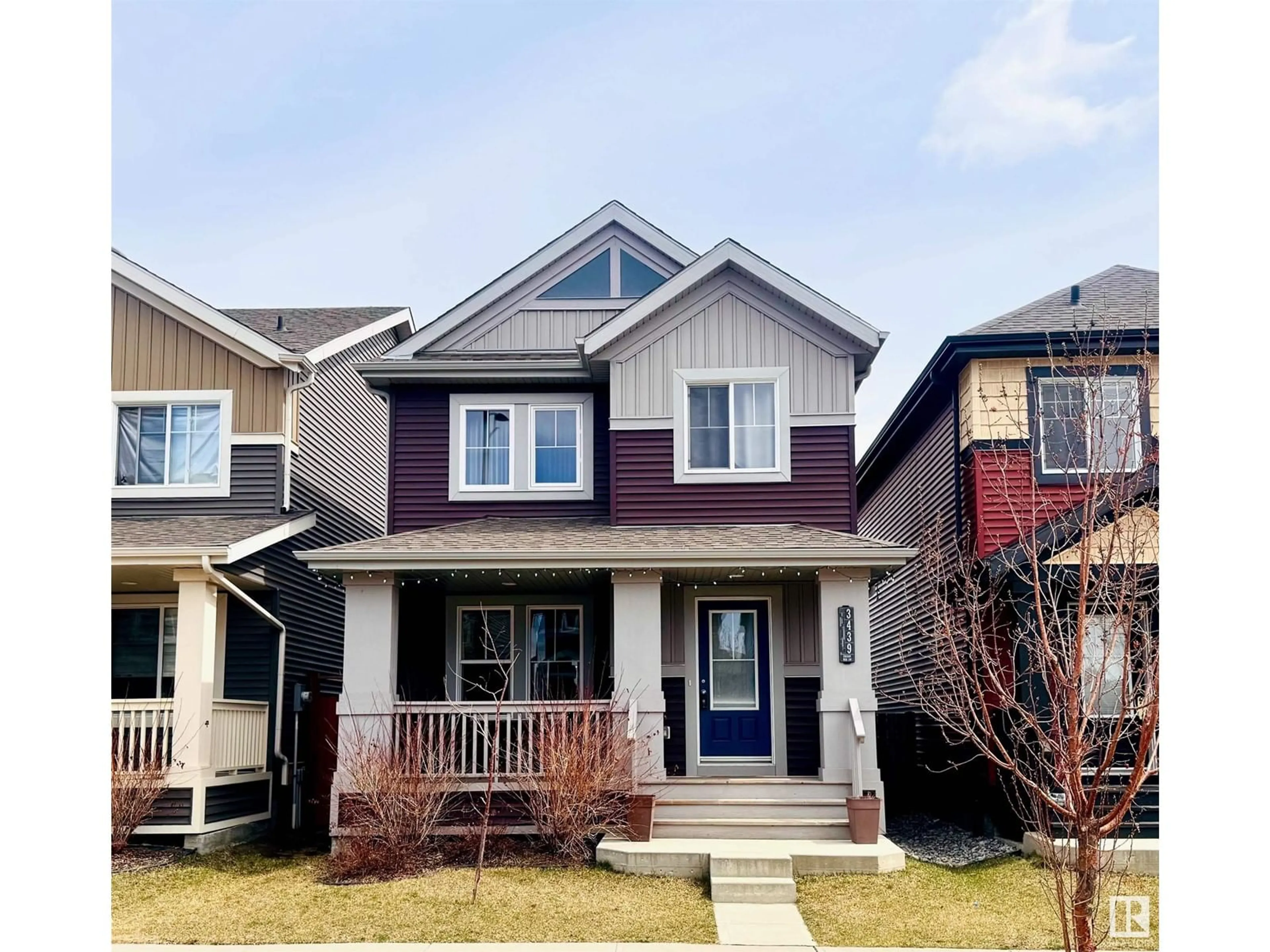 Home with vinyl exterior material, street for 3439 CHERRY WY, Edmonton Alberta T6X2B6