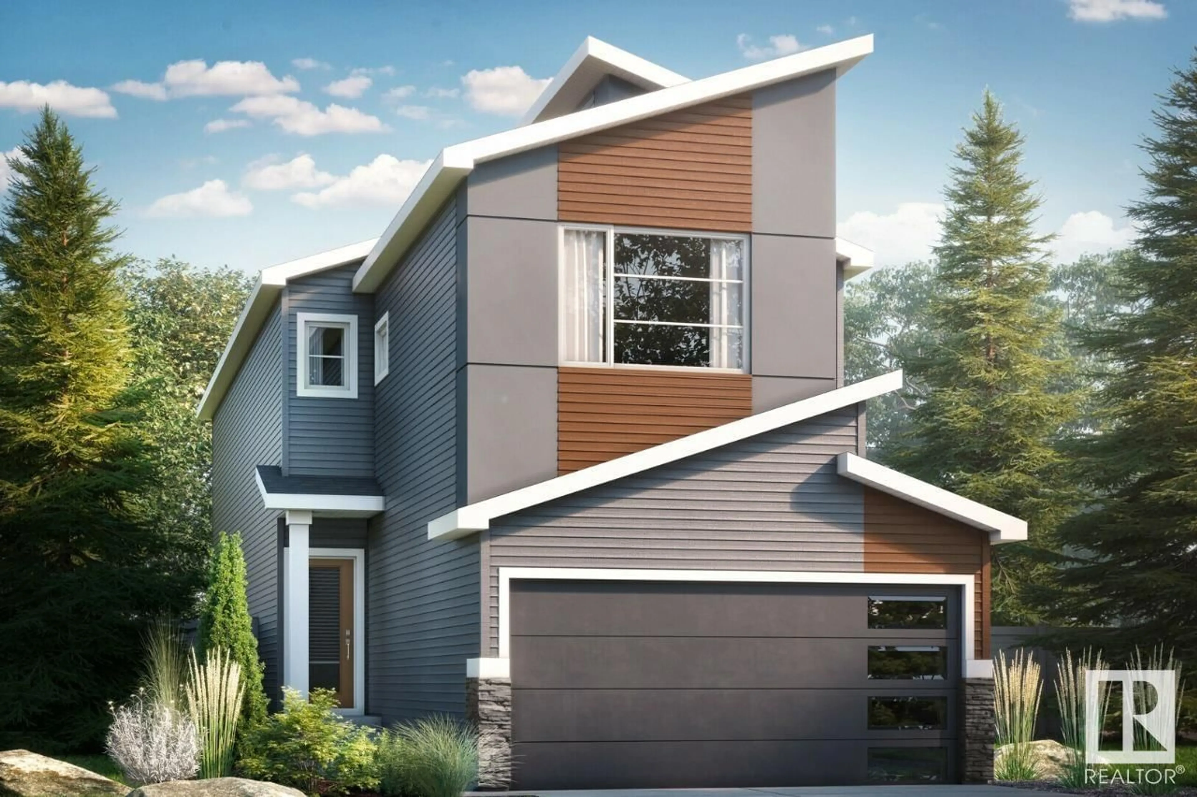 Home with vinyl exterior material, street for 4519 WARBLER LO, Edmonton Alberta T5S0S7