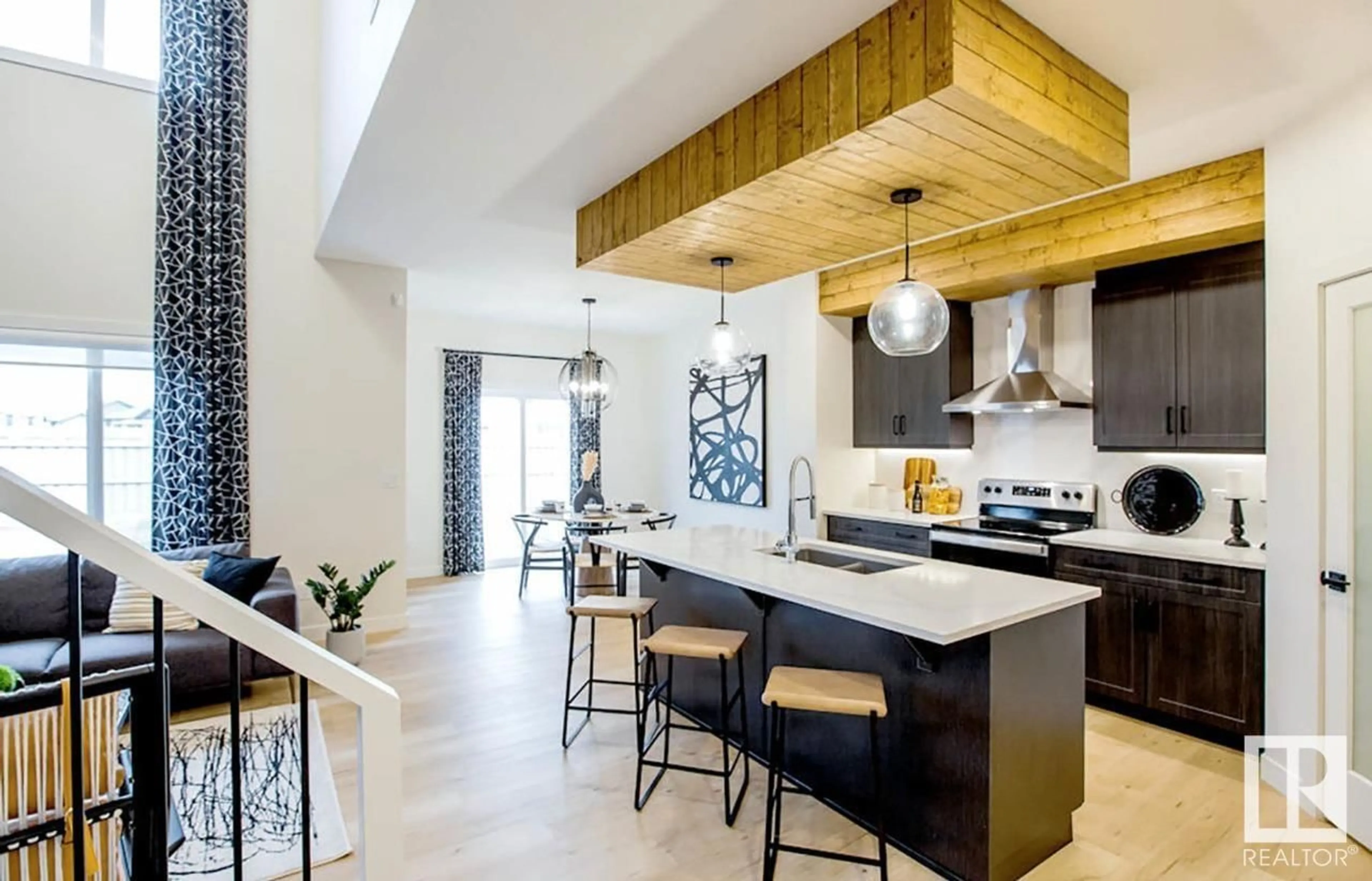 Open concept kitchen, unknown for 37 GABLE CM, Spruce Grove Alberta T7X2W2
