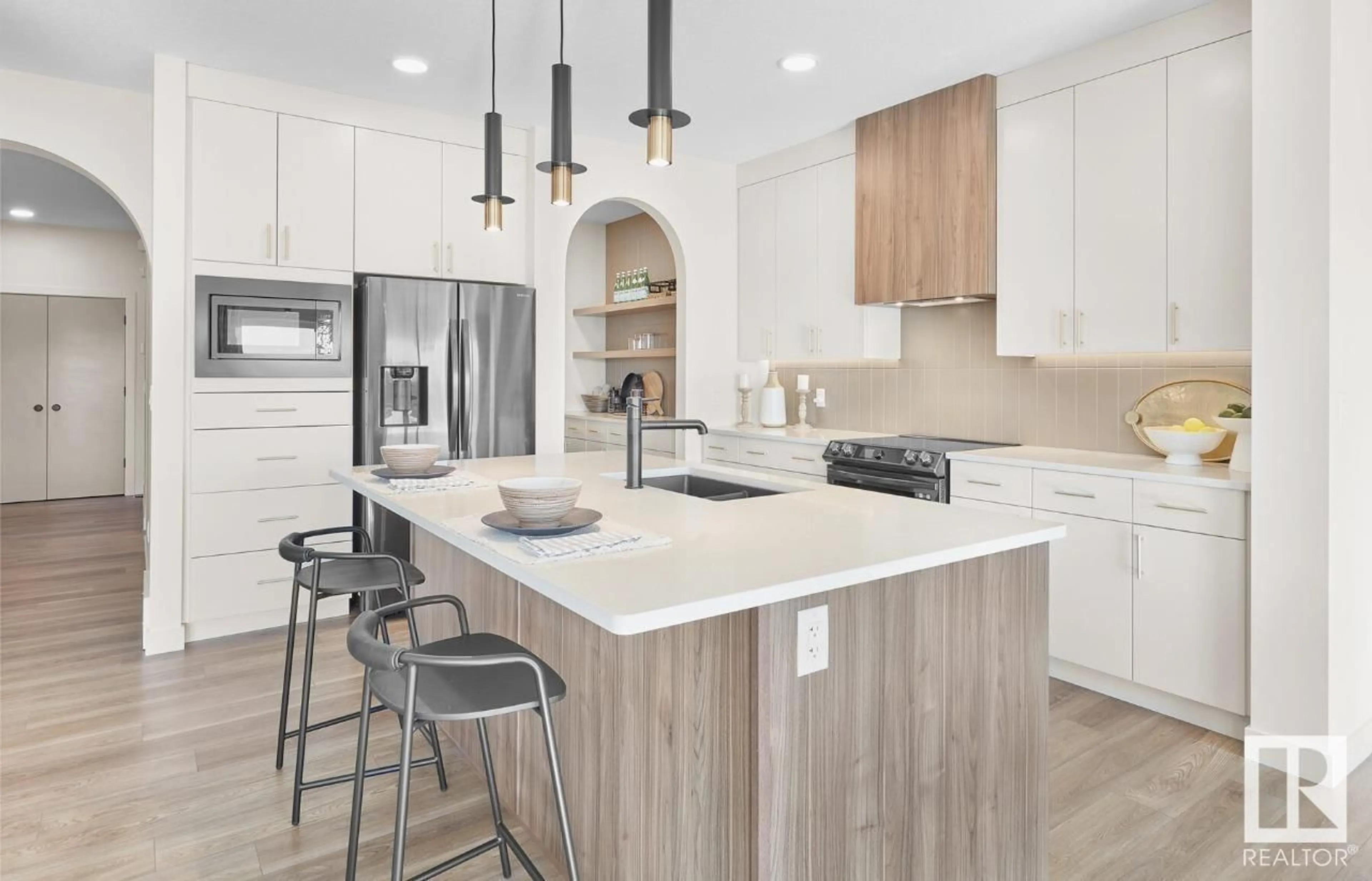 Contemporary kitchen, unknown for 157 ROYAL ST, St. Albert Alberta T8N8C9