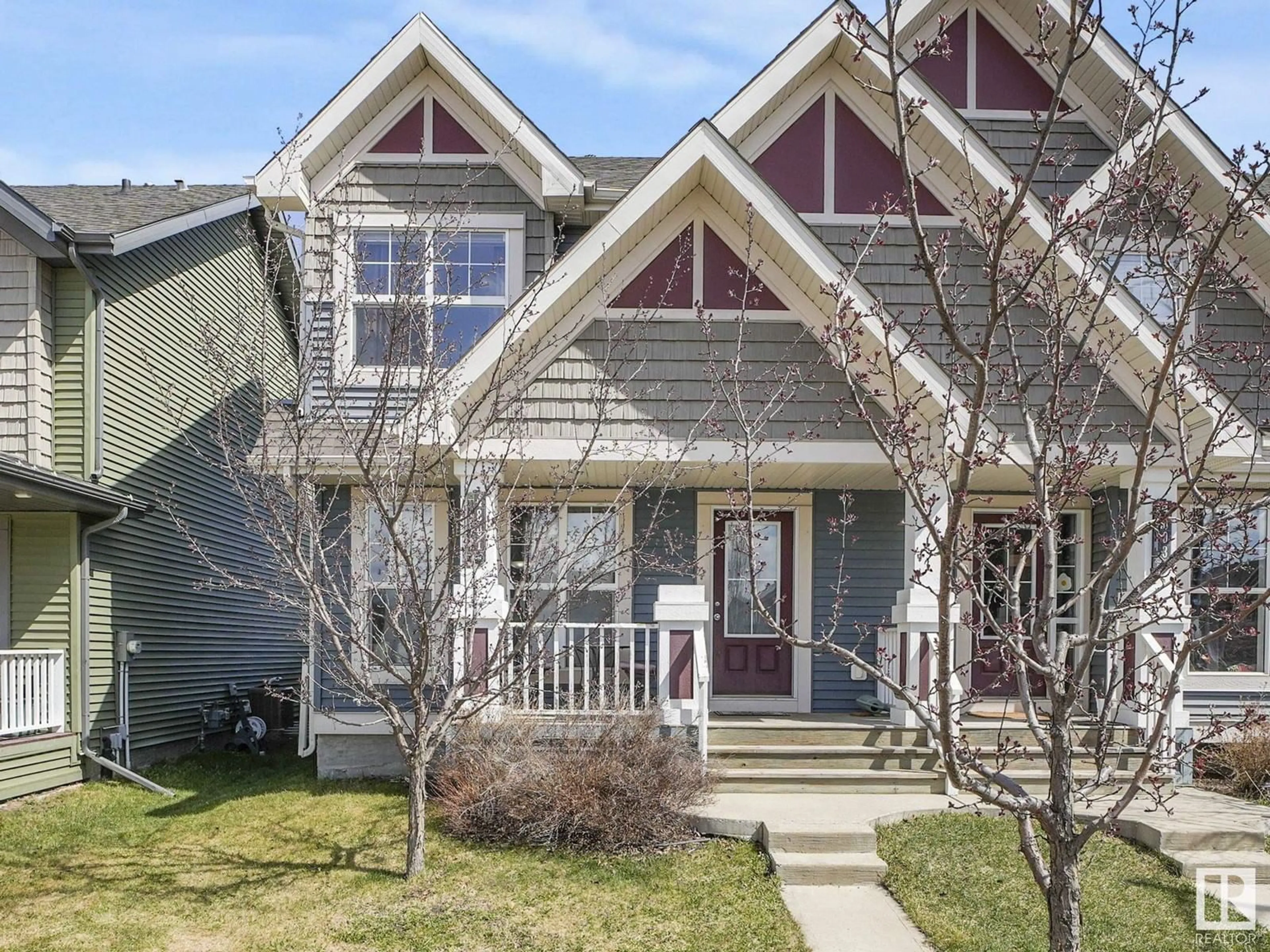 Home with vinyl exterior material, street for 4801 CRABAPPLE RU, Edmonton Alberta T6X0Y8