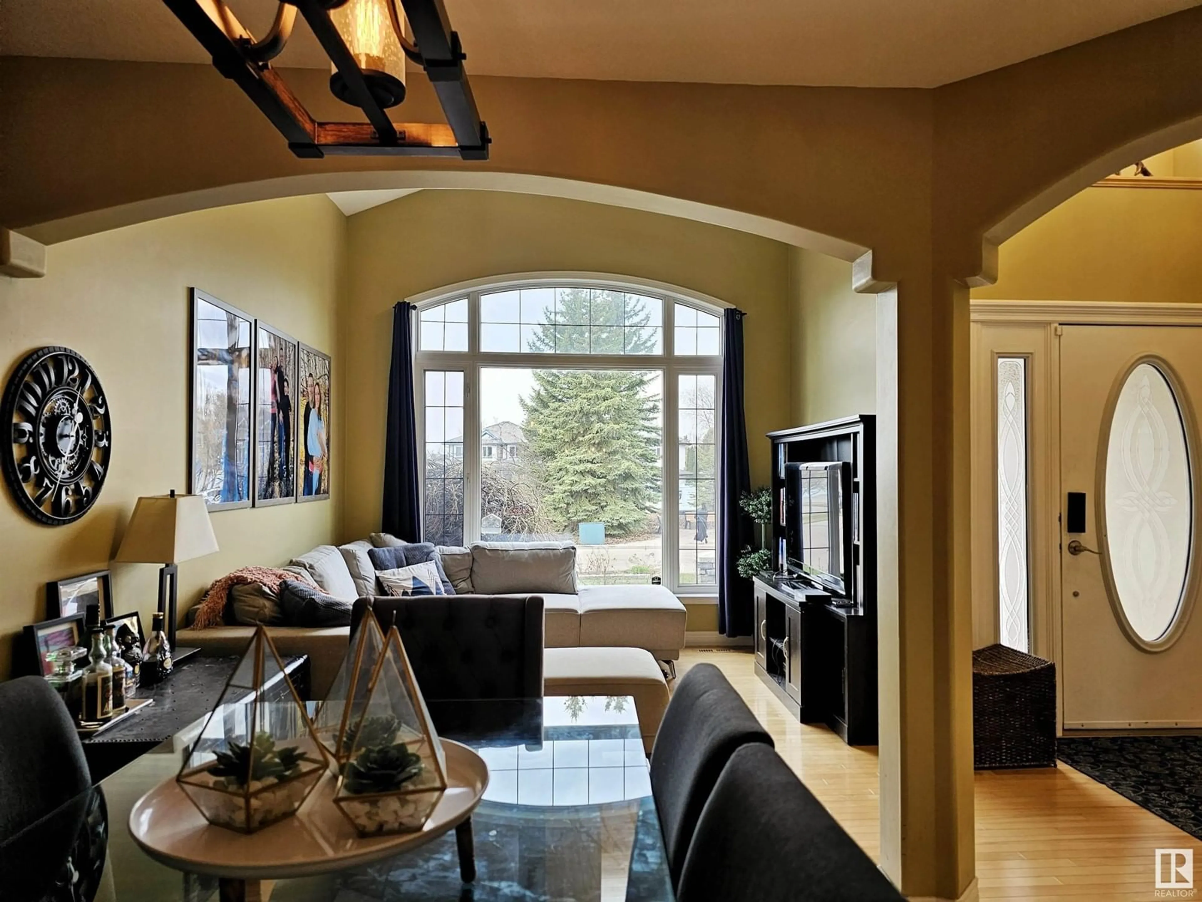 Living room with furniture, unknown for 6 LUCINDA TC, St. Albert Alberta T8N6A6