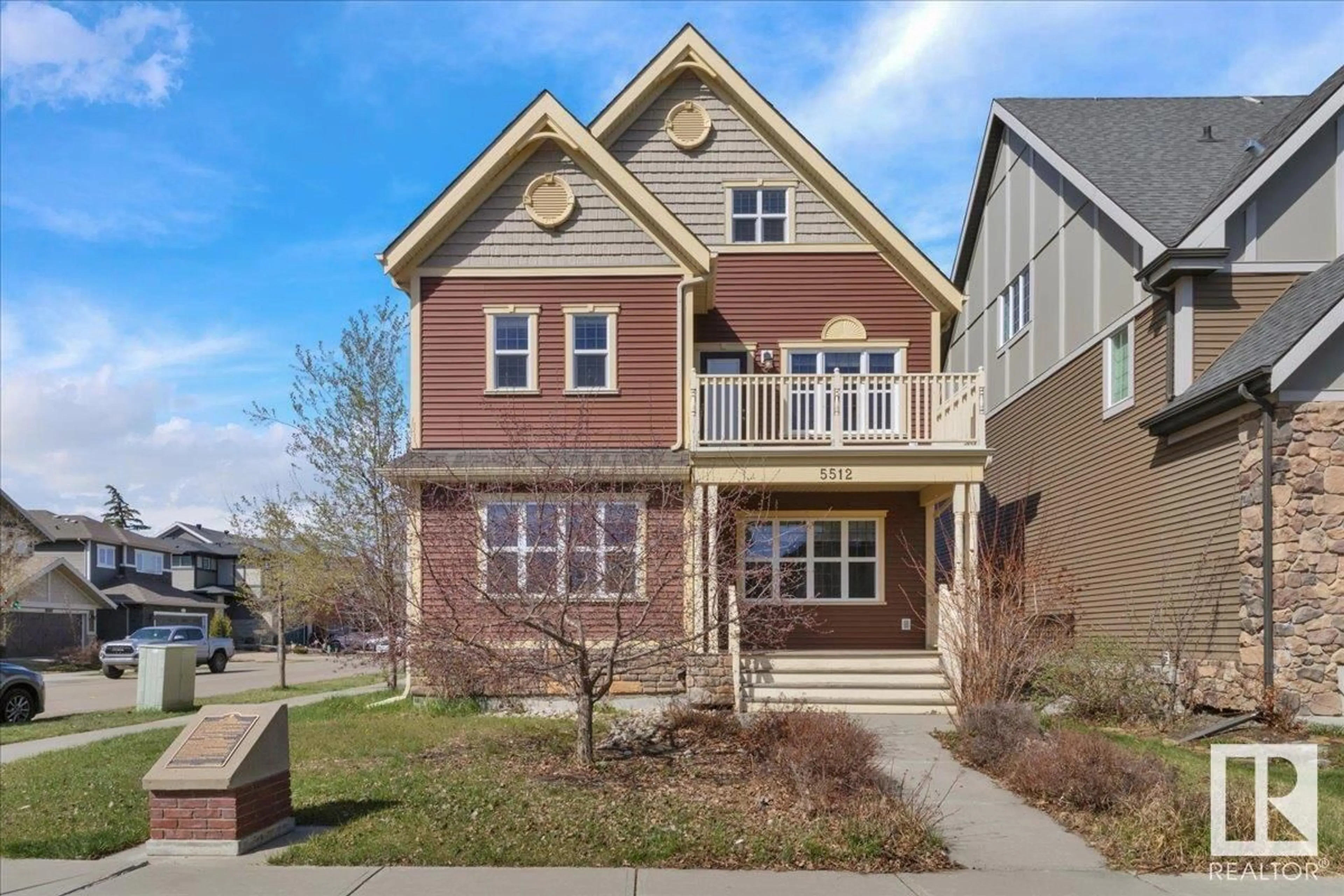 Home with brick exterior material, street for 5512 CONESTOGA ST, Edmonton Alberta T5E6R6