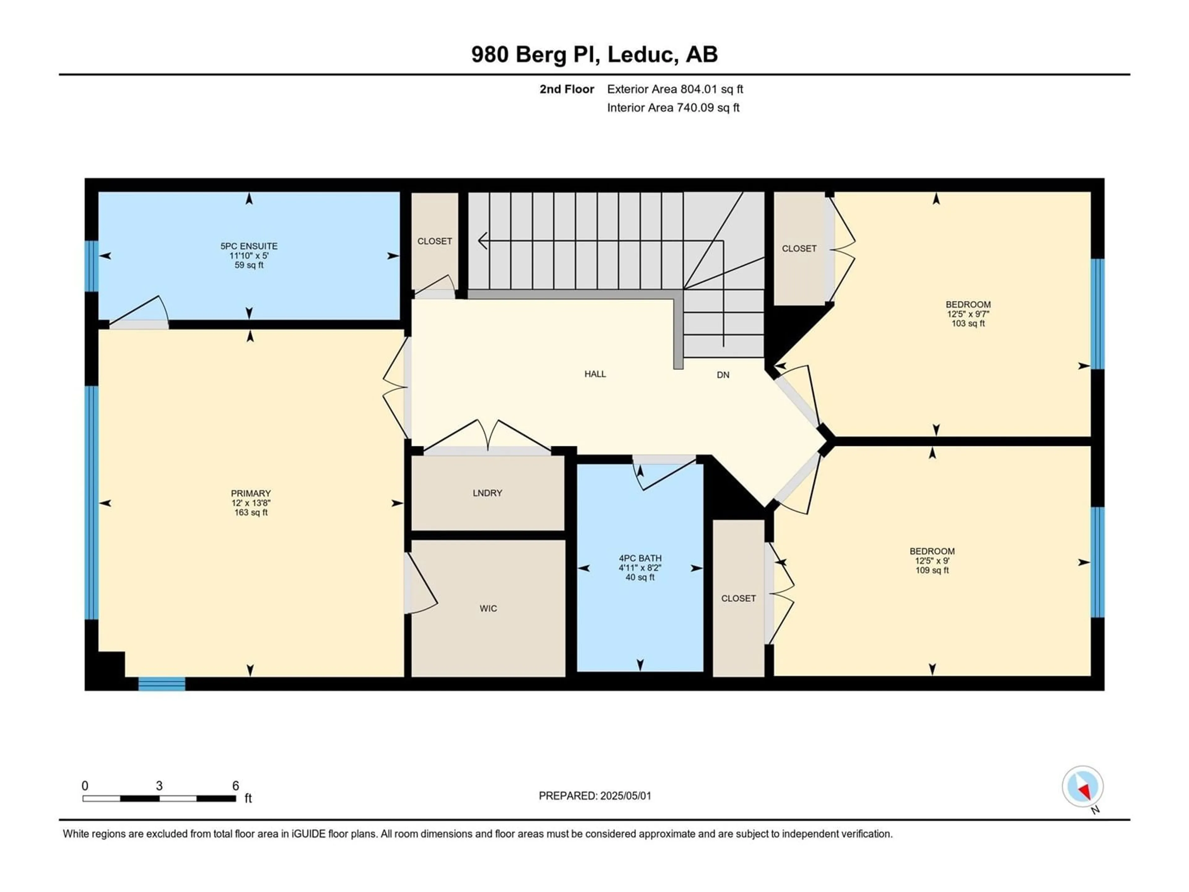 Floor plan for 980 BERG PL, Leduc Alberta T9E1L8