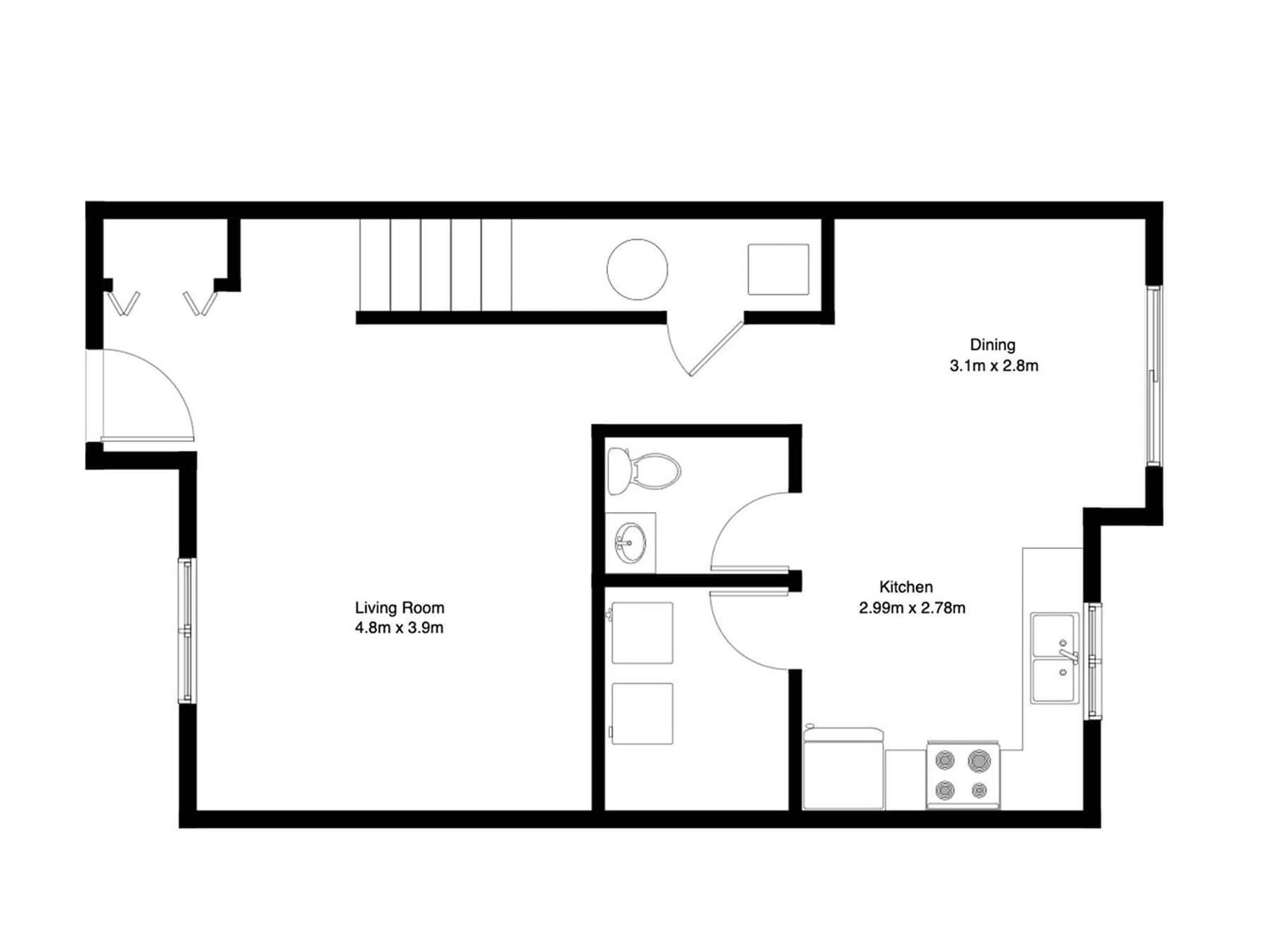 Floor plan for #143 - 180 BRIDGEPORT BV, Leduc Alberta T9E8N6