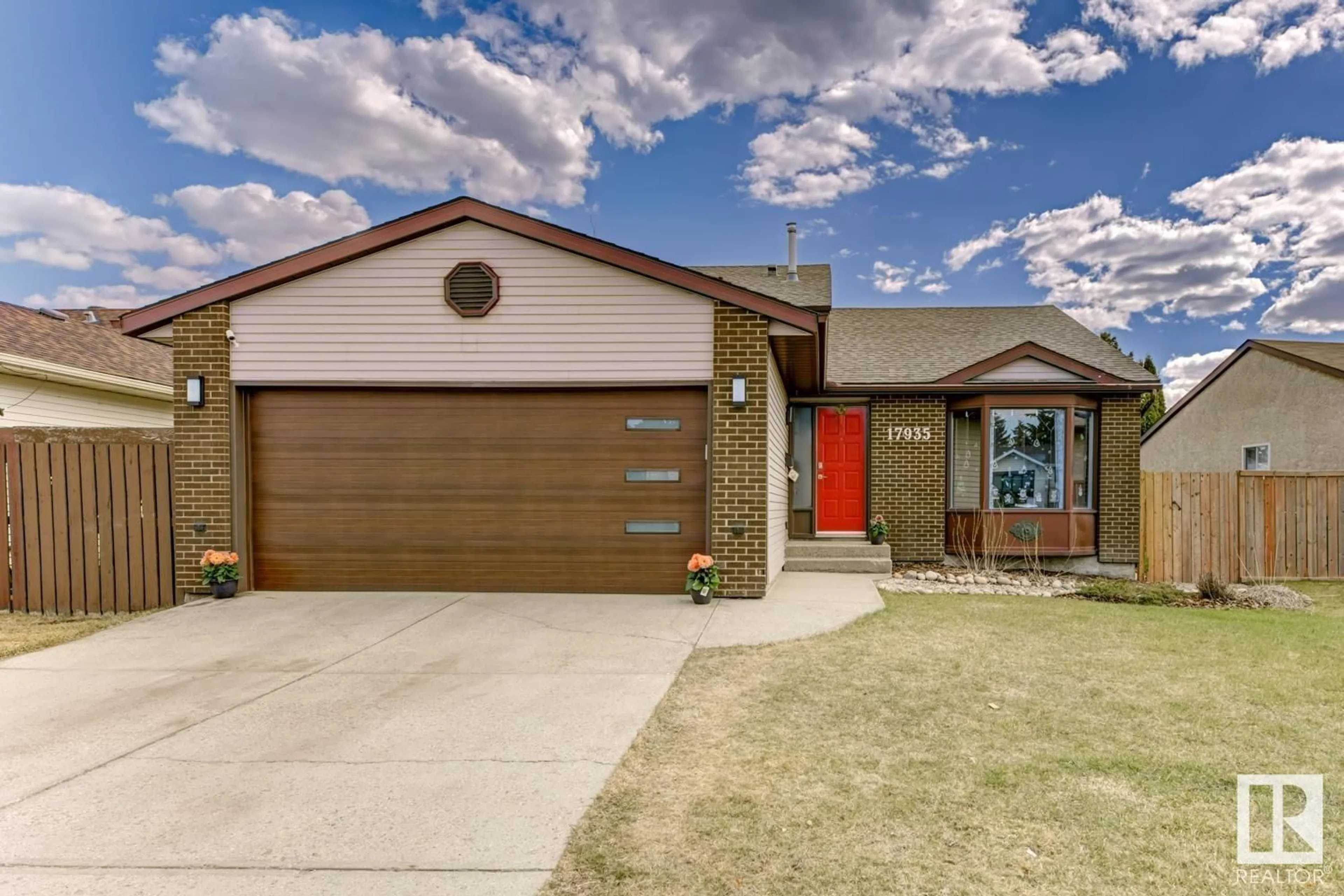 Home with brick exterior material, street for 17935 99 AV, Edmonton Alberta T5T3H7