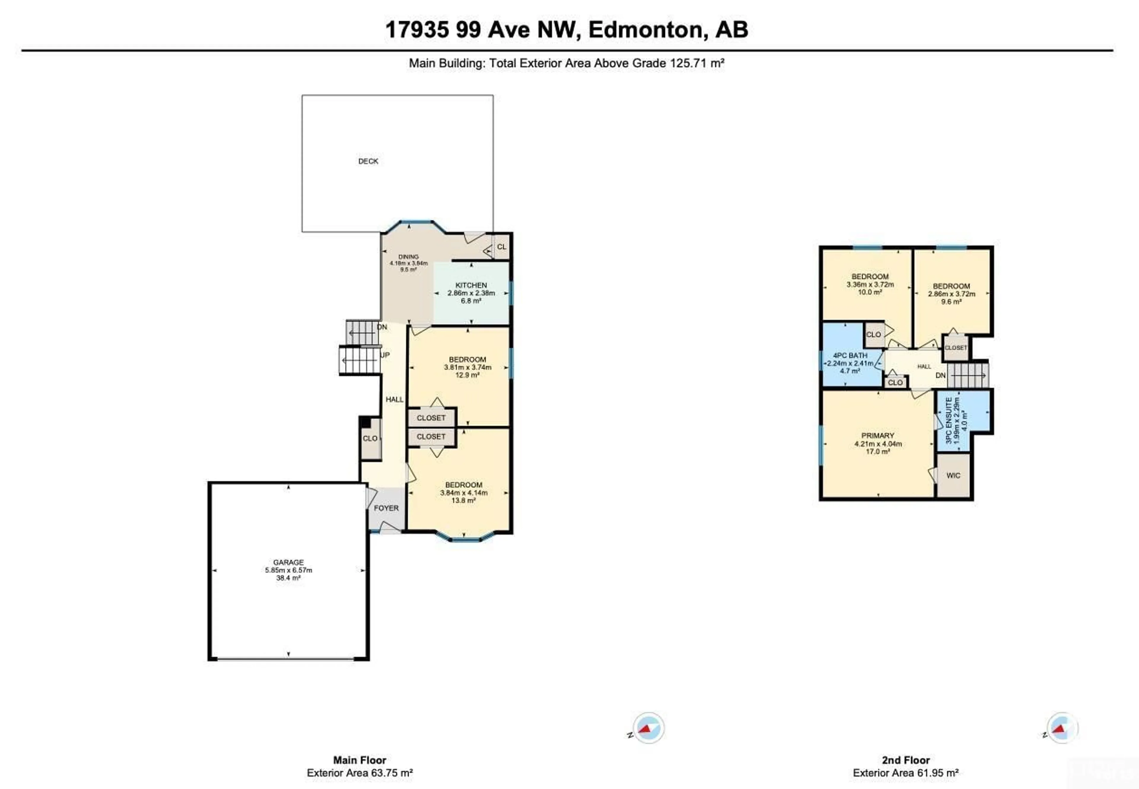Floor plan for 17935 99 AV, Edmonton Alberta T5T3H7