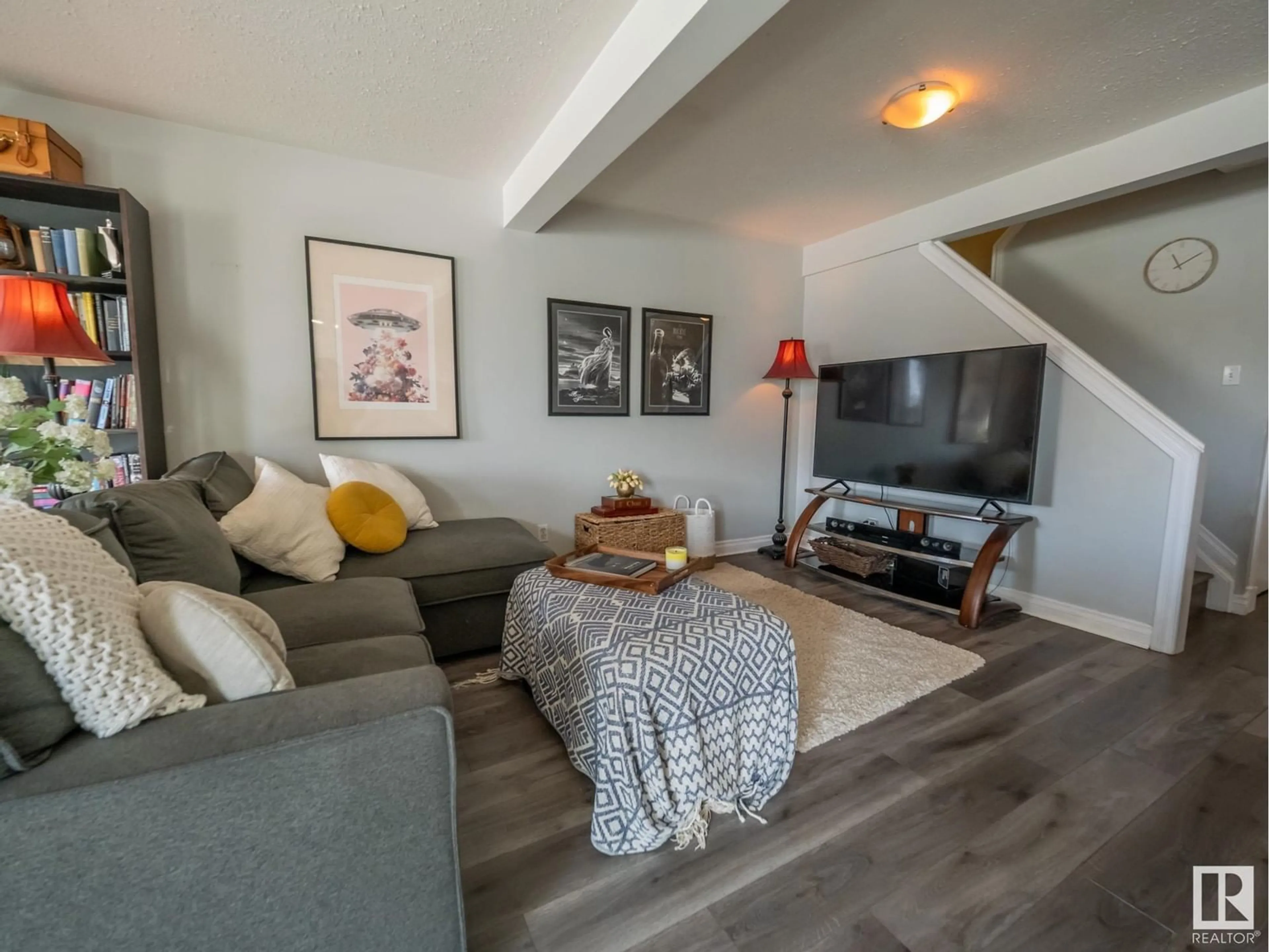 Living room with furniture, unknown for 219 - 11033 127 ST, Edmonton Alberta T5M2T5