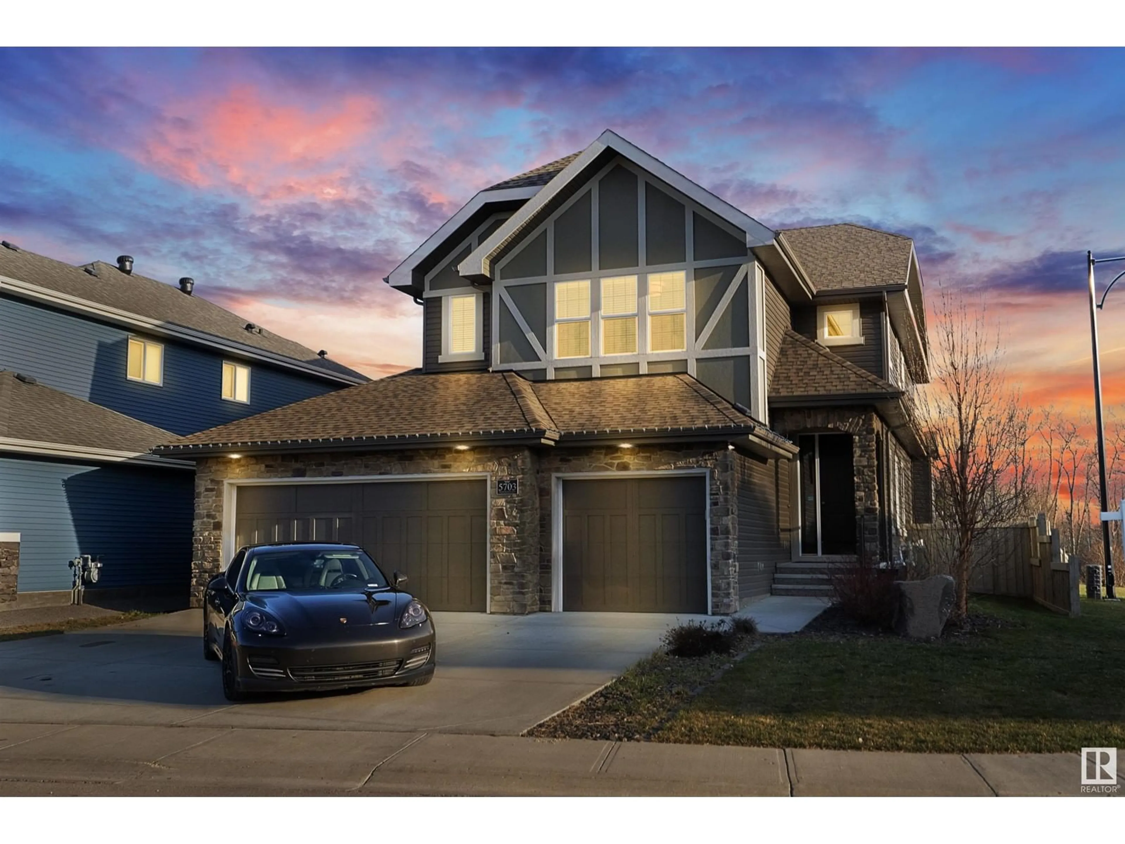 Home with brick exterior material, street for 5703 EDWORTHY LANDING LD, Edmonton Alberta T6M0P2