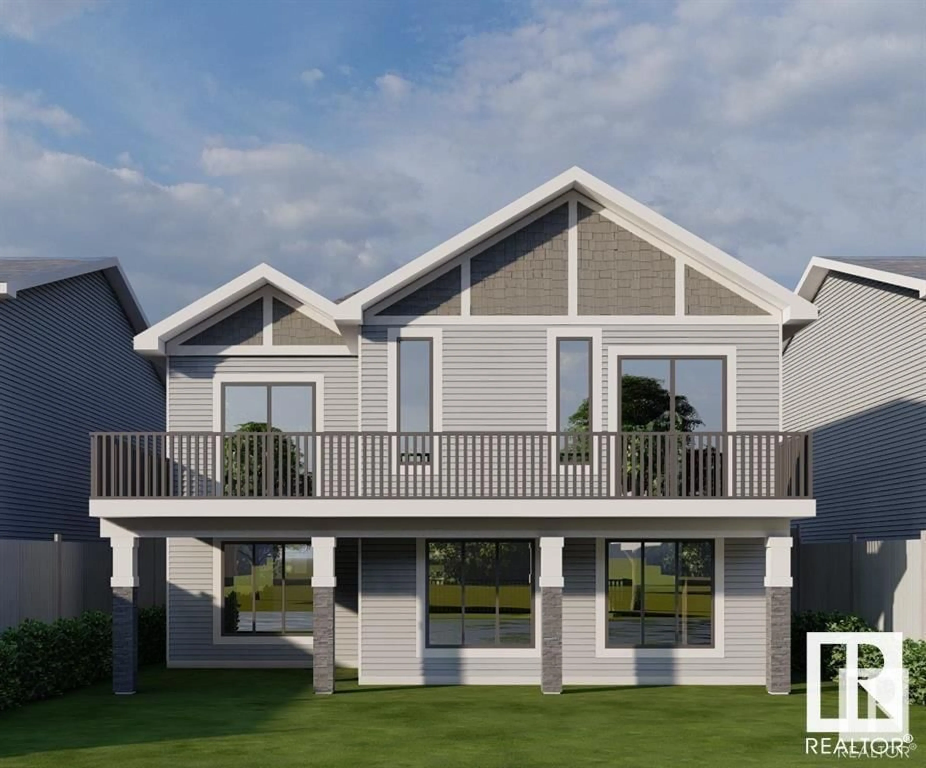 Home with vinyl exterior material, building for 27 ROSEWOOD WY, St. Albert Alberta T8N7Y8