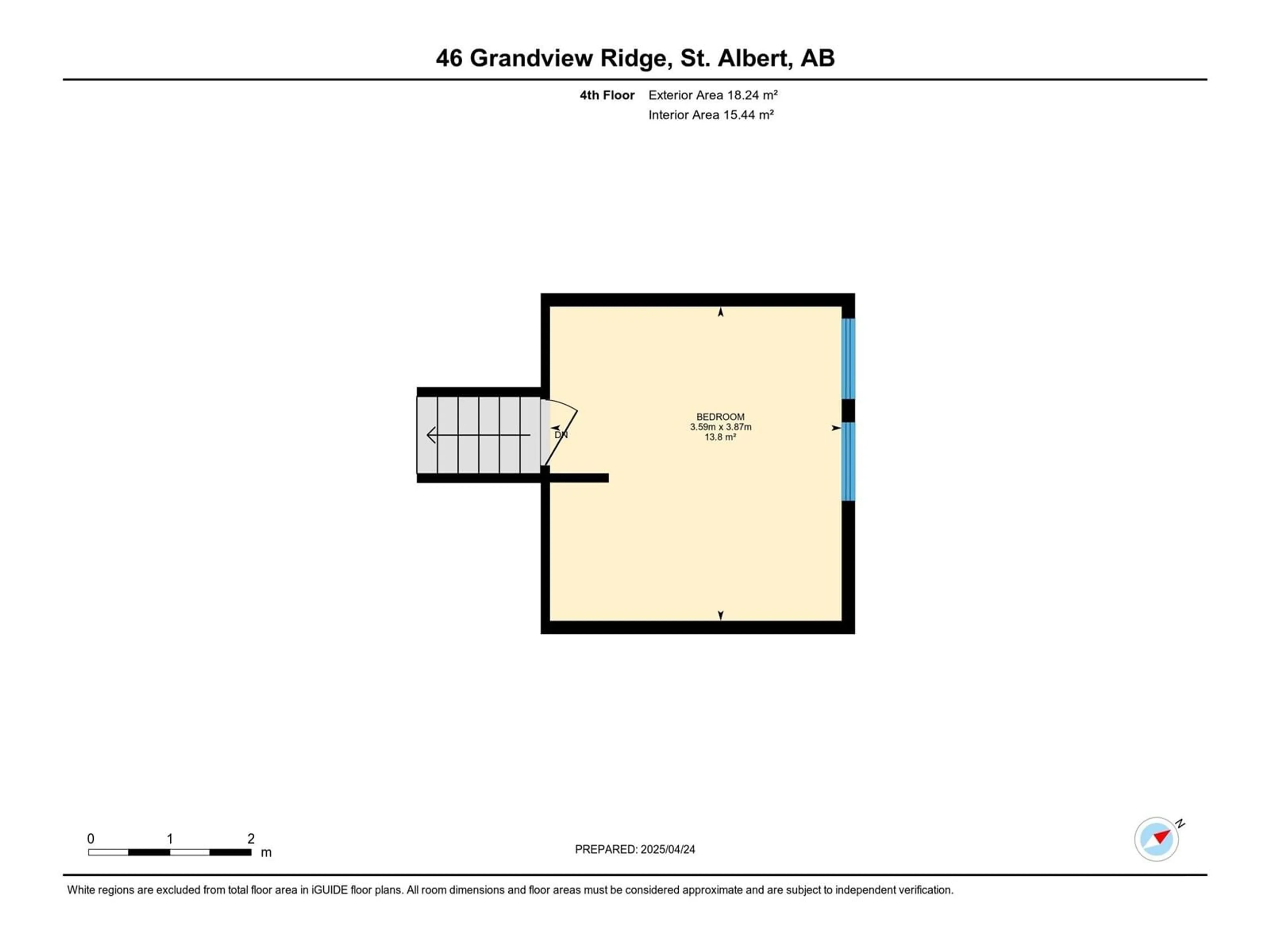 Floor plan for 46 GRANDVIEW RG, St. Albert Alberta T8N1T3
