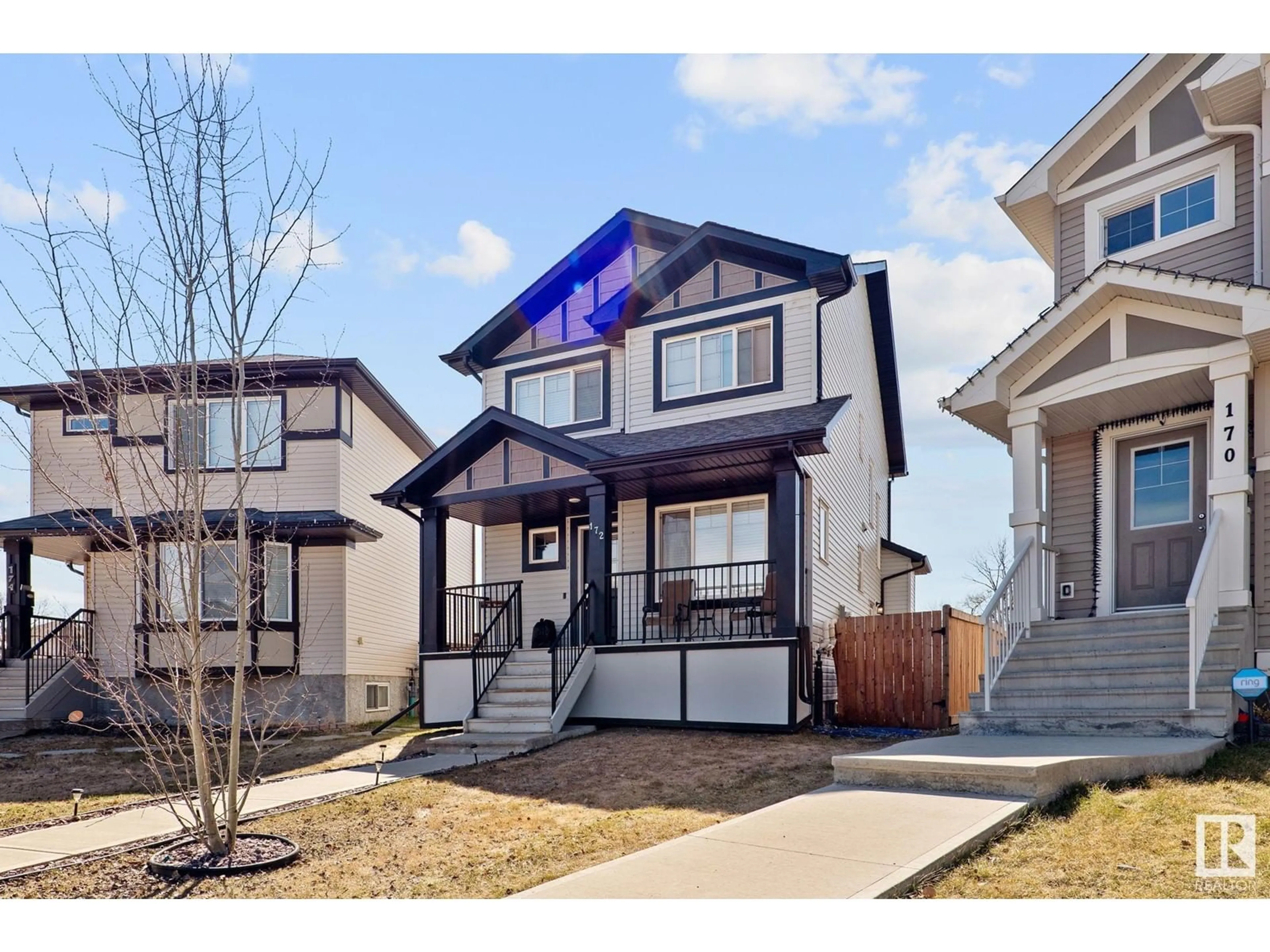 Home with vinyl exterior material, street for 172 KIRPATRICK WY, Leduc Alberta T9E0Z2