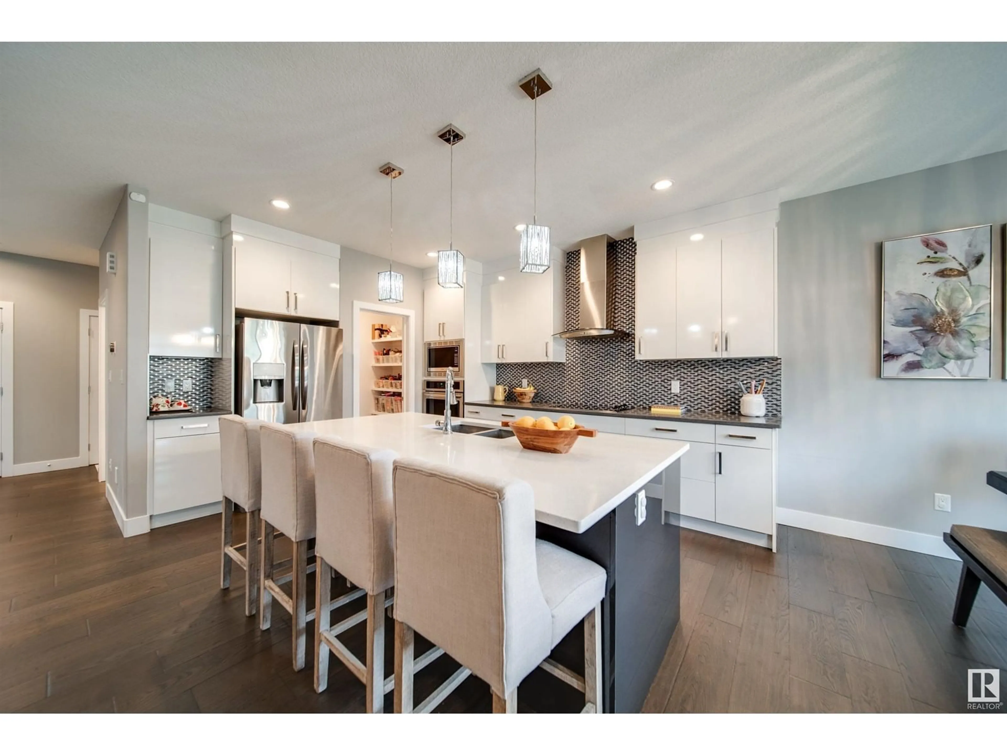 Open concept kitchen, unknown for 1216 152 AV, Edmonton Alberta T5Y0Z5