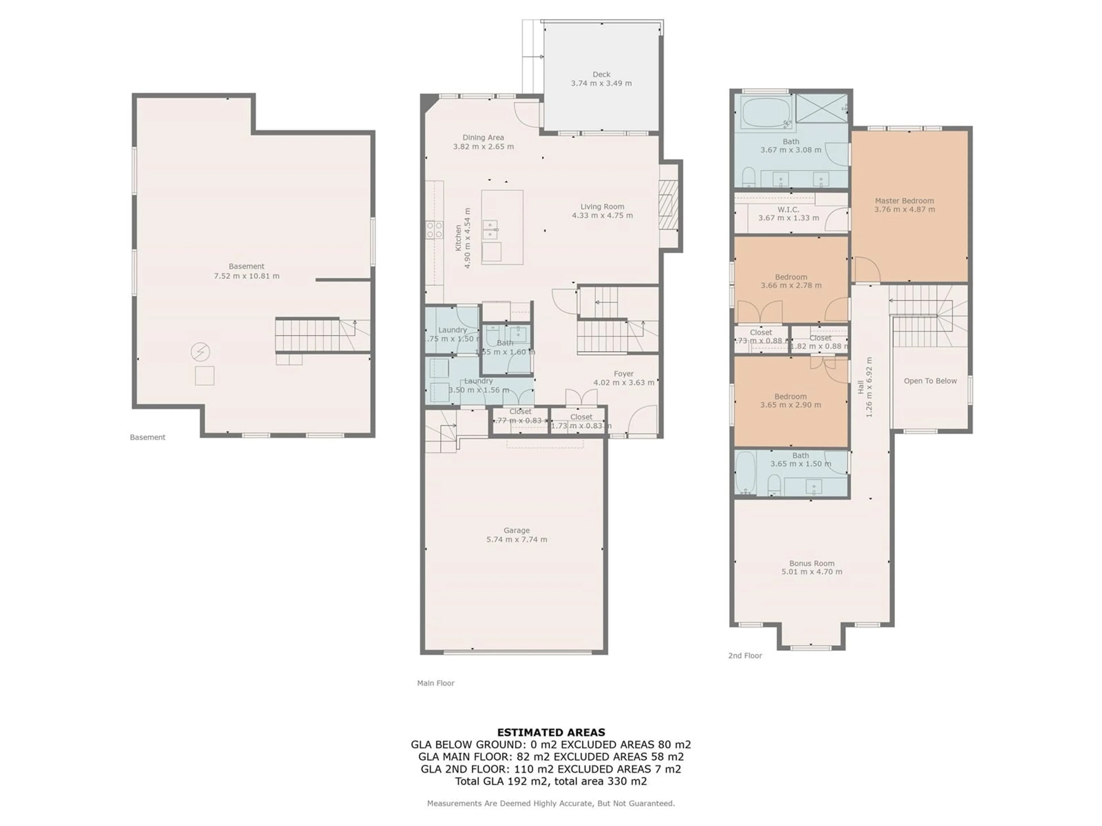Floor plan for 1216 152 AV, Edmonton Alberta T5Y0Z5