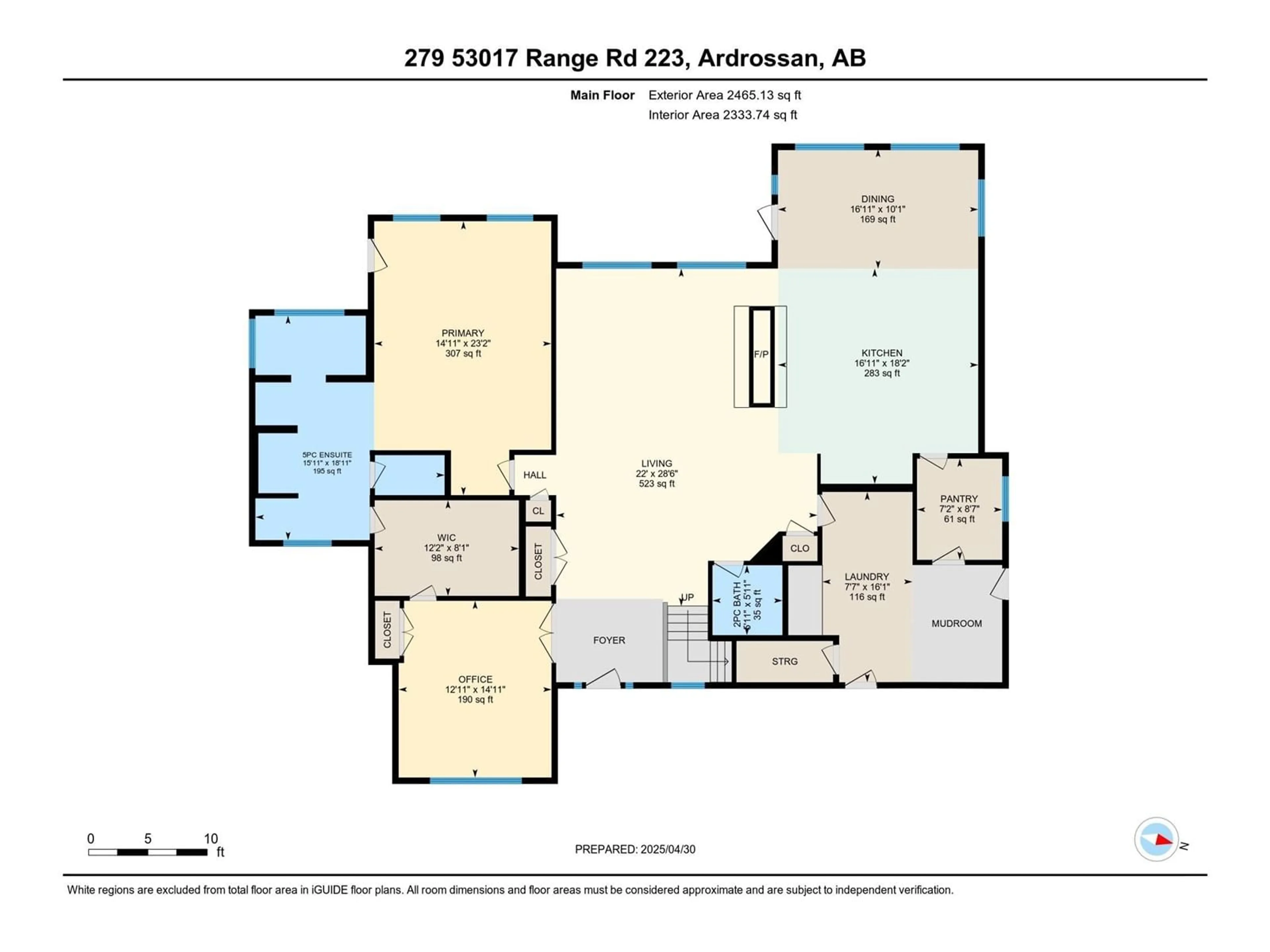 Floor plan for 279 53017 RANGE ROAD 223, Rural Strathcona County Alberta T8E2M3