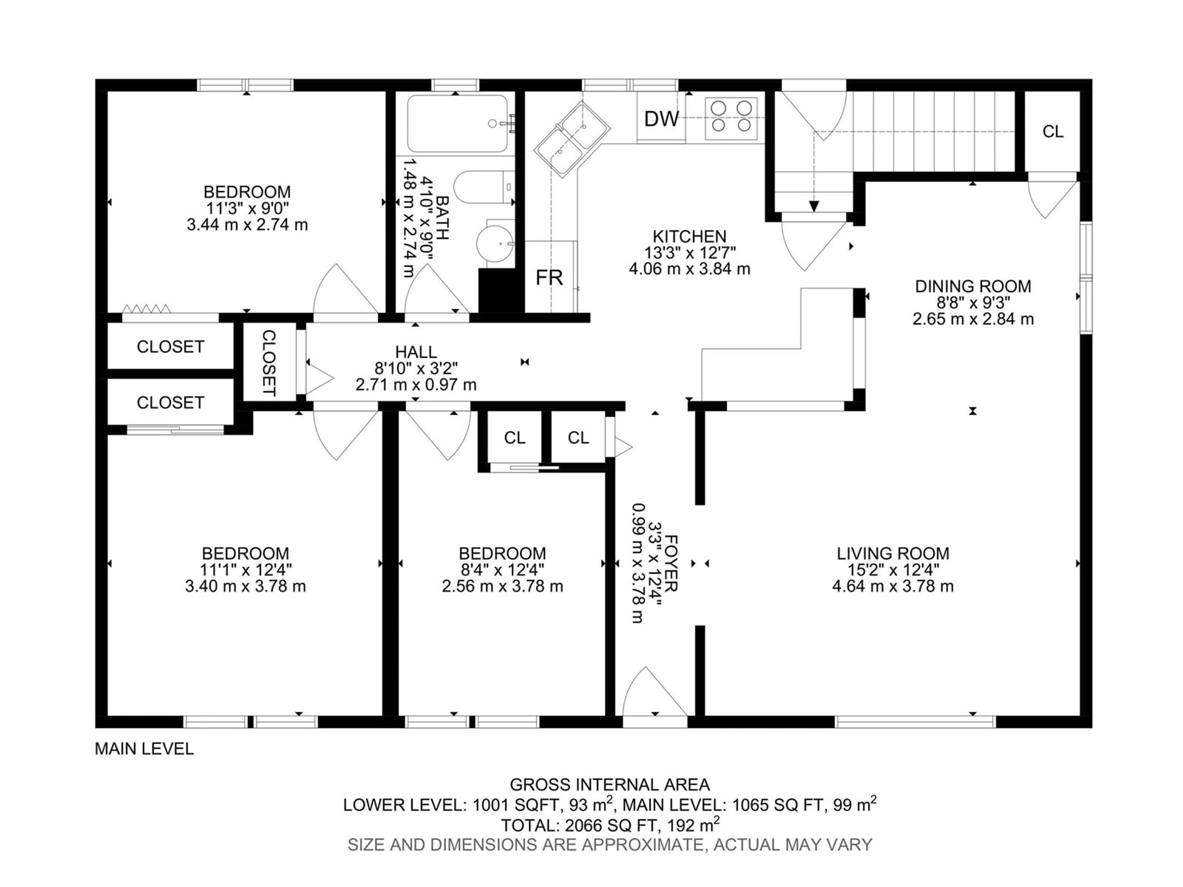Floor plan for NW - 11916 132 ST, Edmonton Alberta T5L1P4