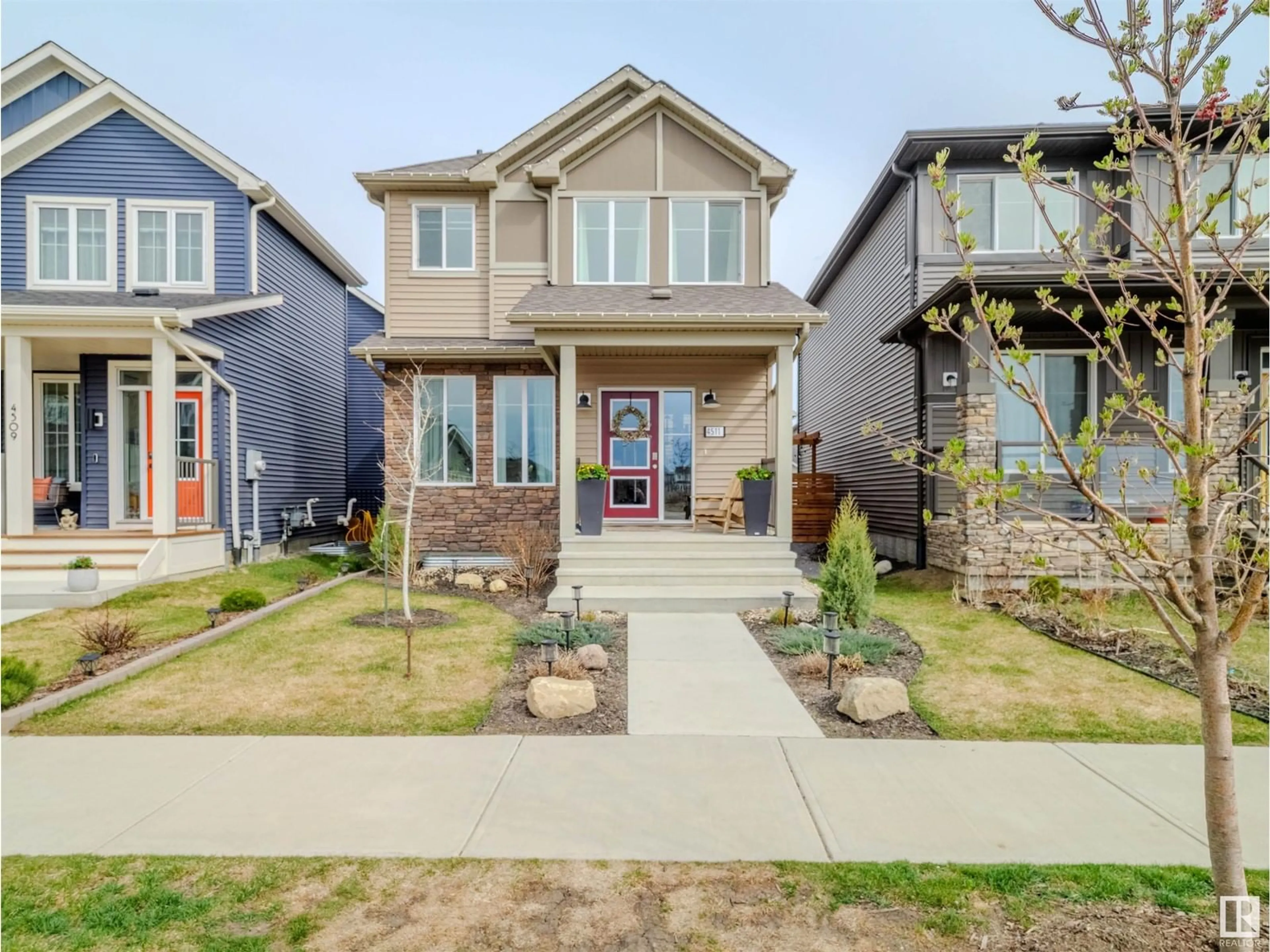 Home with brick exterior material, street for 4511 KINSELLA LI, Edmonton Alberta T6W4J9