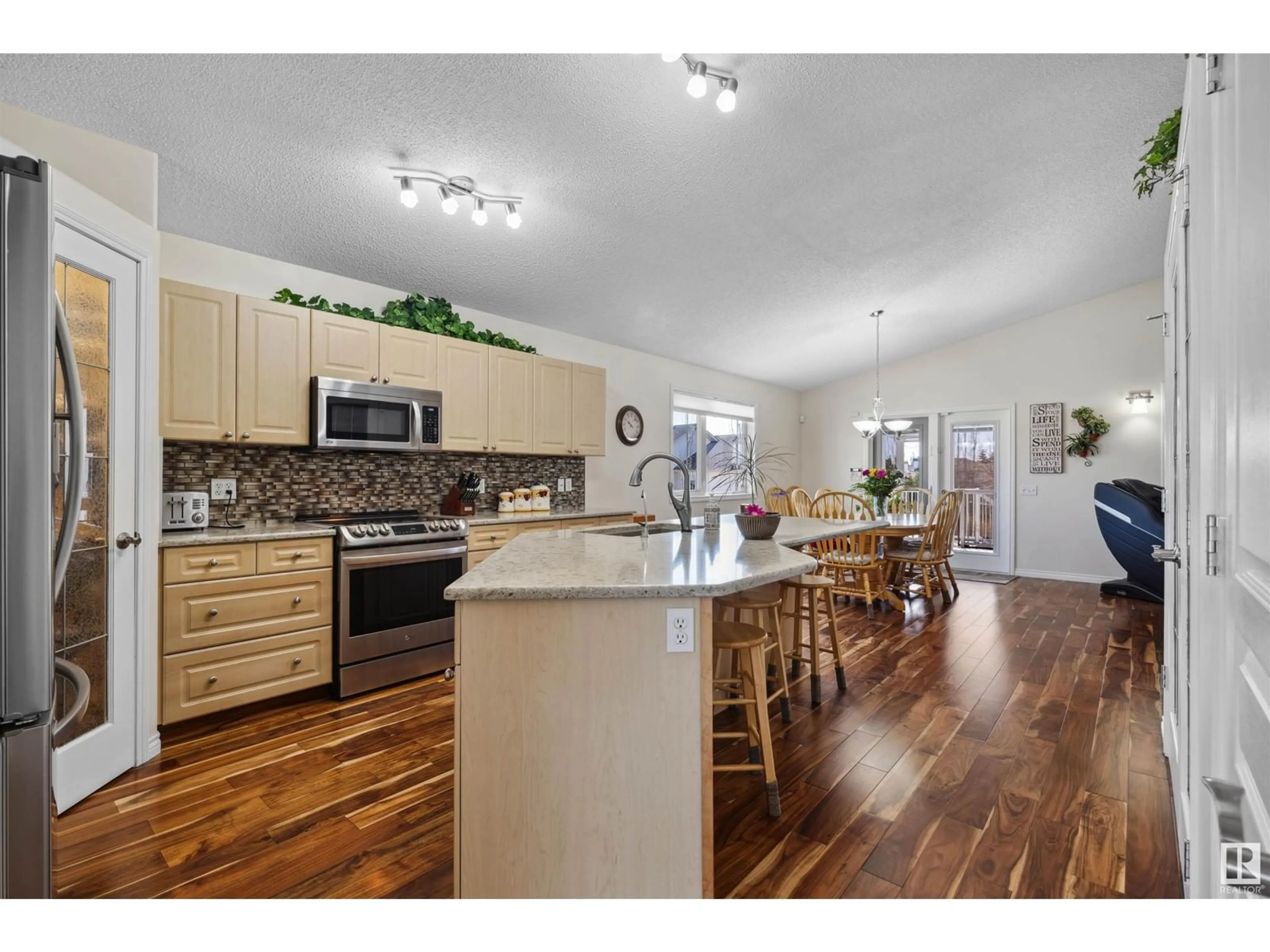 Open concept kitchen, unknown for 15903 134 ST, Edmonton Alberta T6V1S4