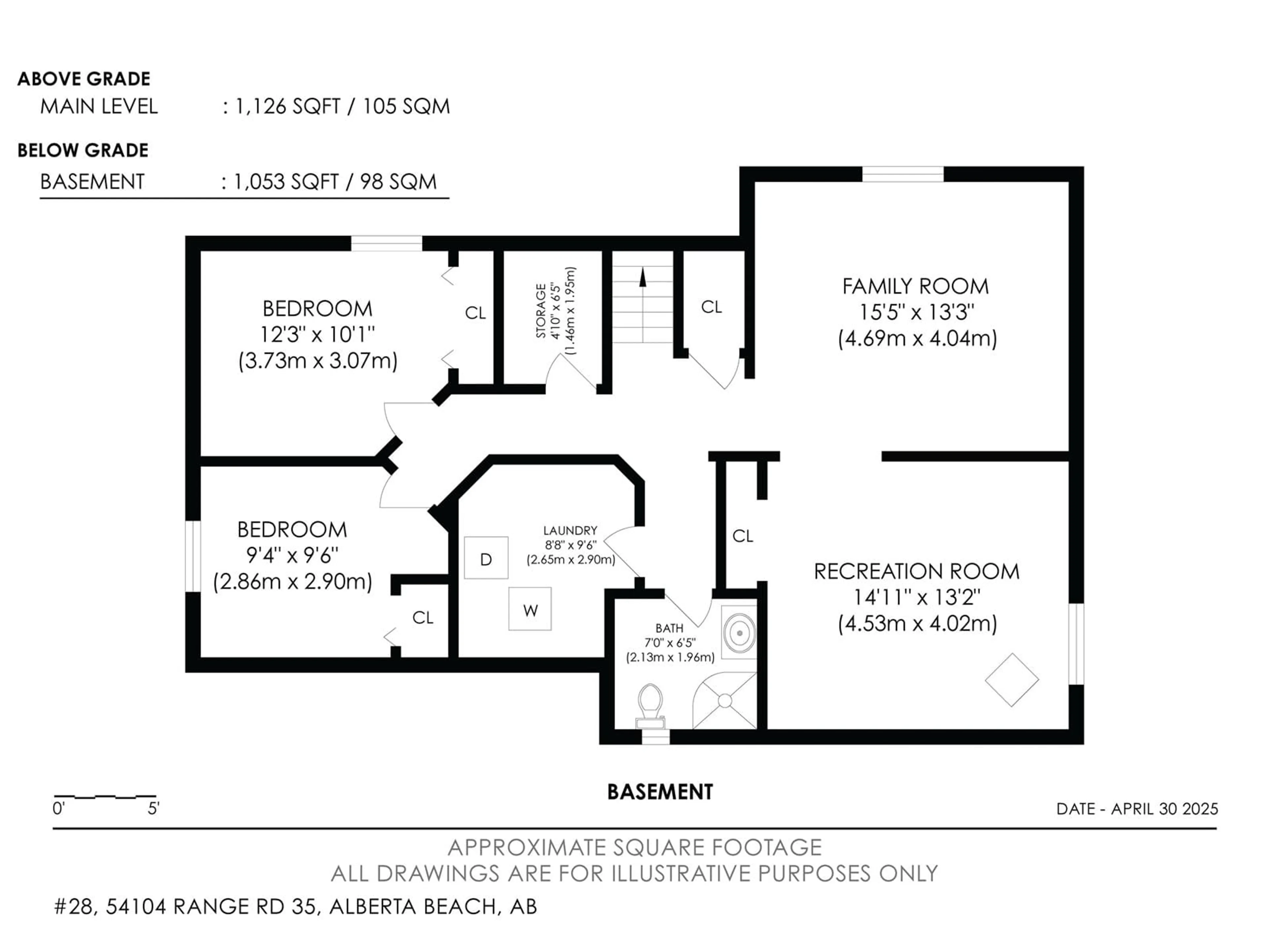 Floor plan for 54104 - 28 RGE ROAD 35, Rural Lac Ste. Anne County Alberta T0E0A0